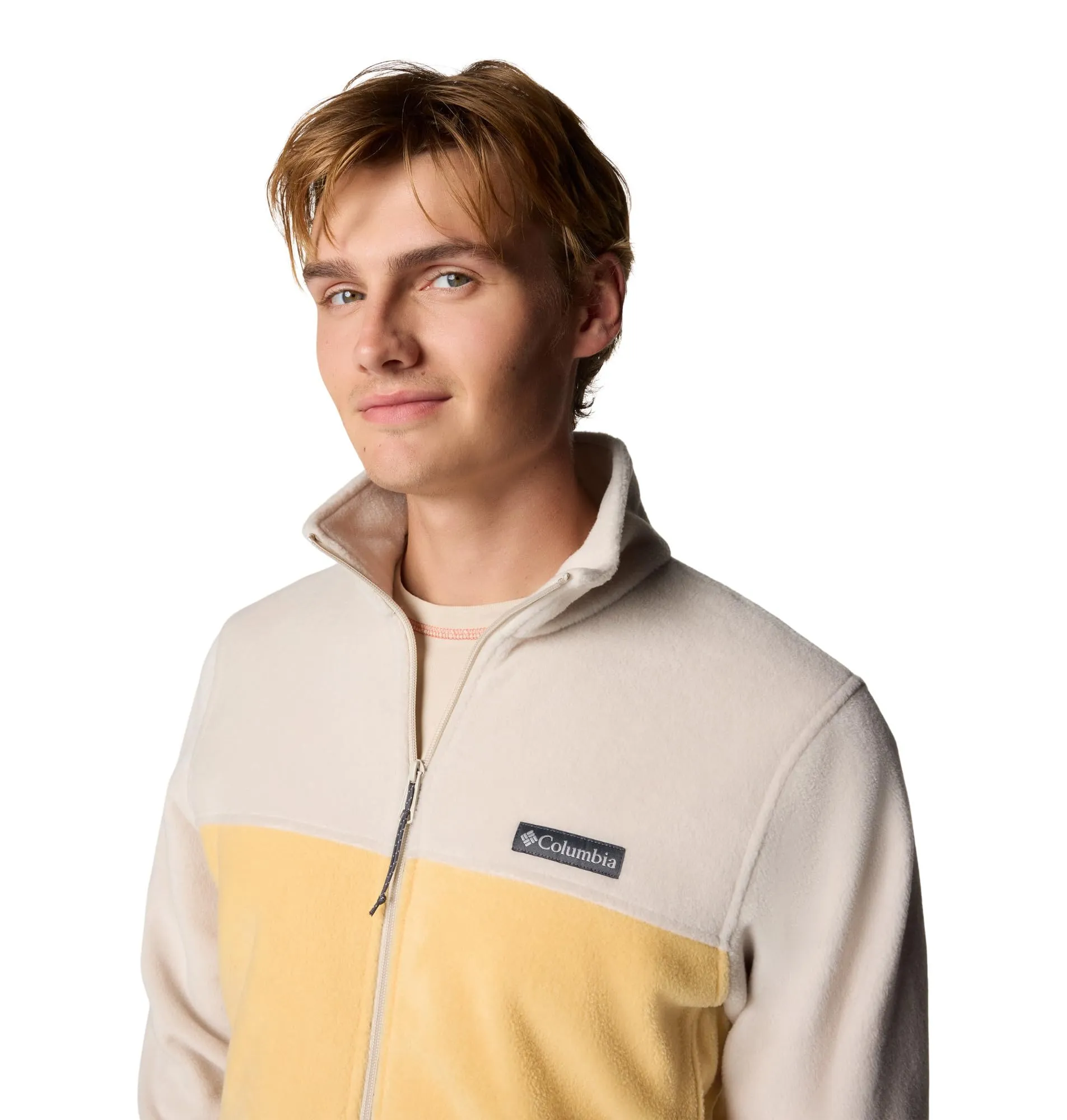 Columbia Steens Mountain Full Zip 2.0 Men's Fleece Jacket - Dark Stone/Sand Dune, XXL - immagine 3