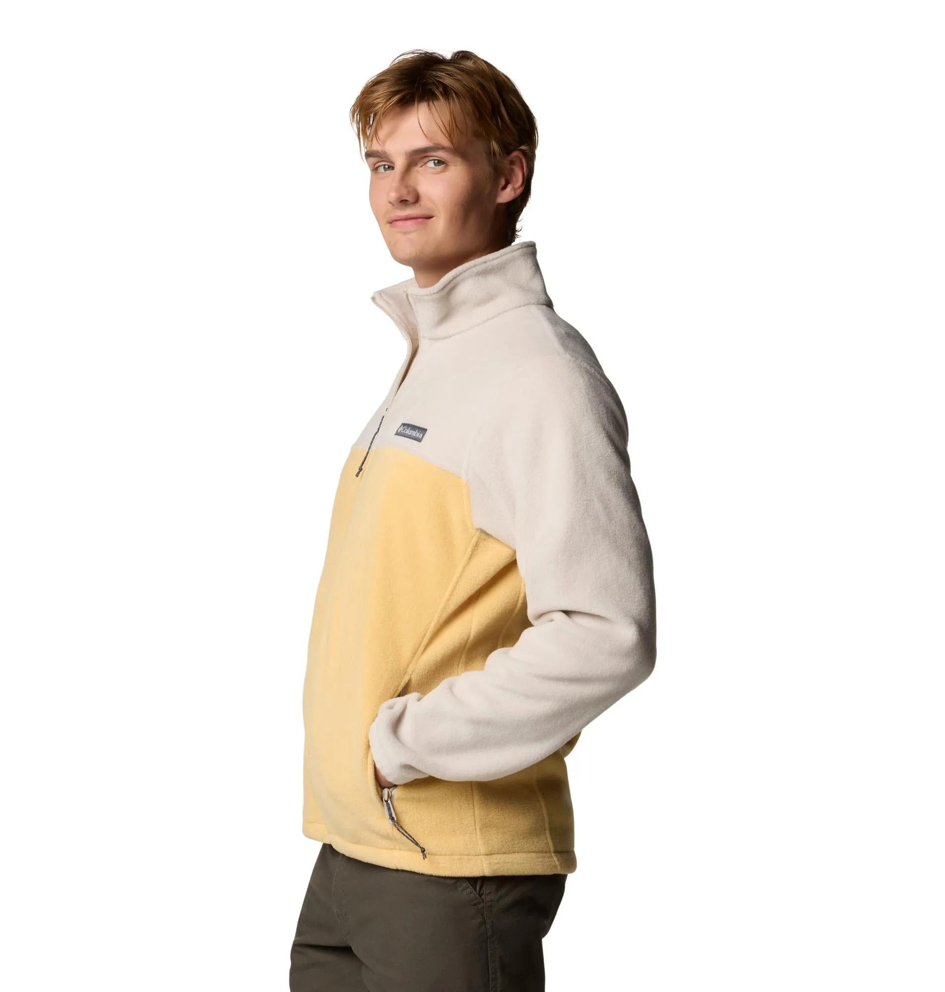 Columbia Steens Mountain Full Zip 2.0 Men's Fleece Jacket - Dark Stone/Sand Dune, XXL - immagine 4