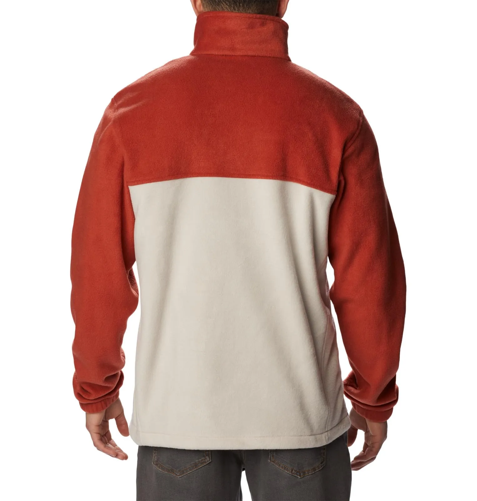 Columbia Steens Mountain Full Zip 2.0 Men's Fleece Jacket, Warp Red/Dark Stone, 1X - immagine 2
