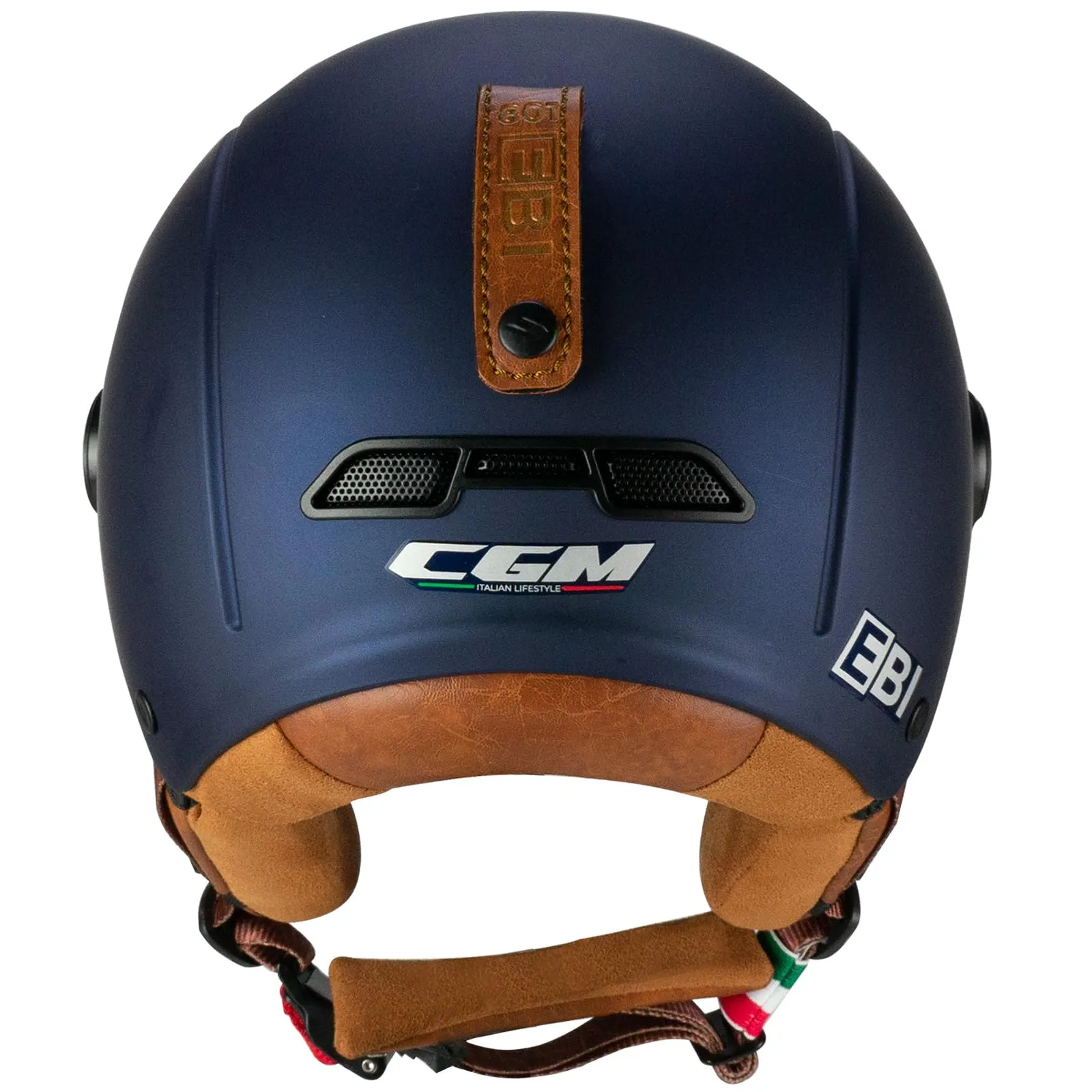 CGM 801V Ebi Vintage Casco Bici, Sci, E-bike - Blu Satinato, XL (60cm) - immagine 4