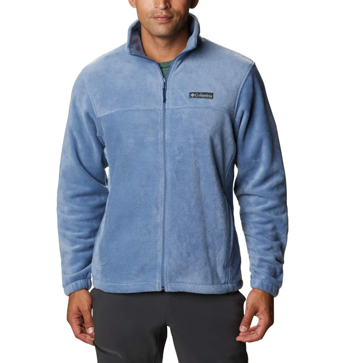 Columbia Steens Mountain Full Zip 2.0 Men's Fleece Jacket, Bluestone, S - immagine 1