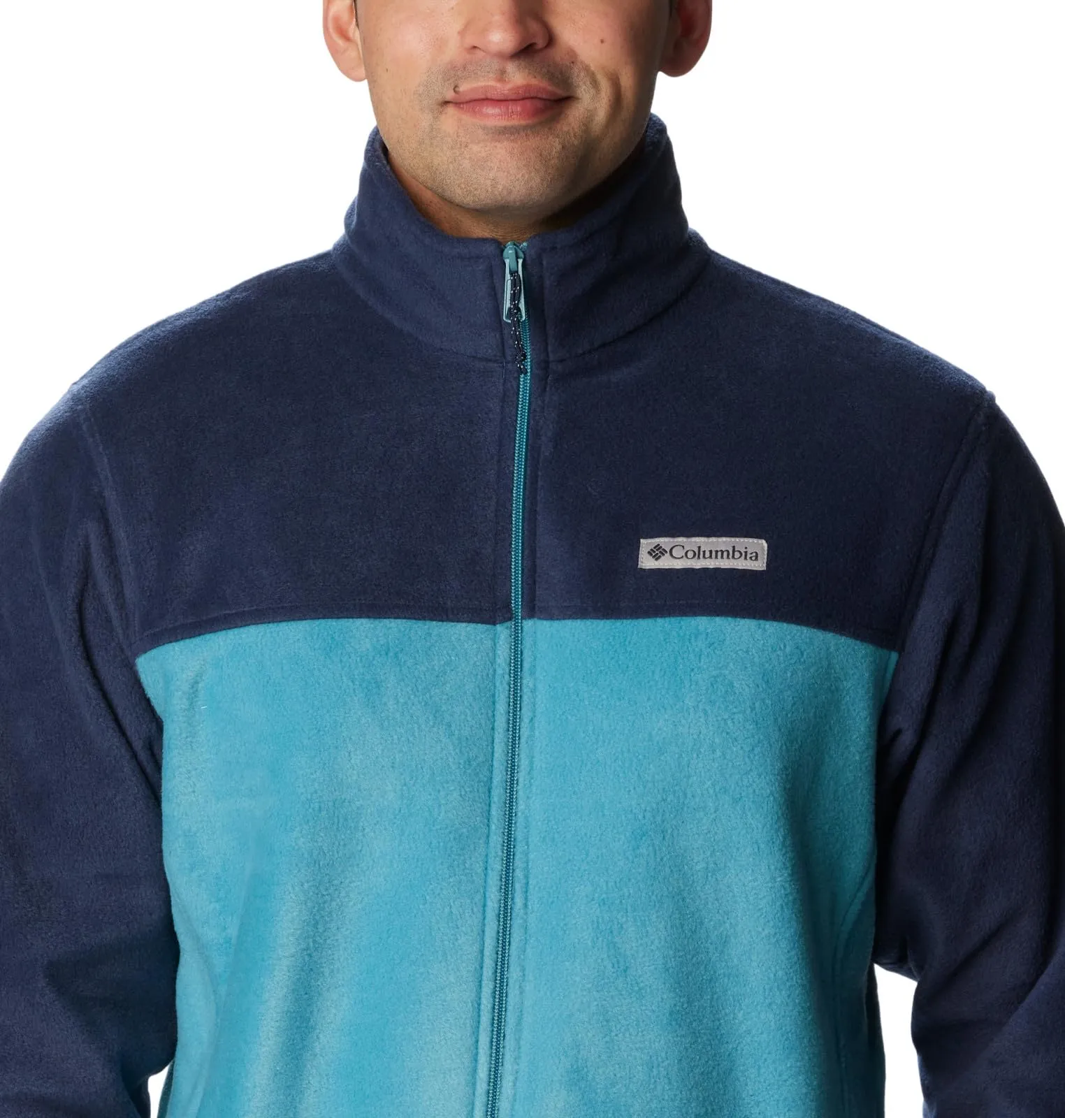 Columbia Steens Mountain 2.0 Full Zip Fleece Jacket, Collegiate Navy/Shasta, Men's XXL Big & Tall - immagine 3