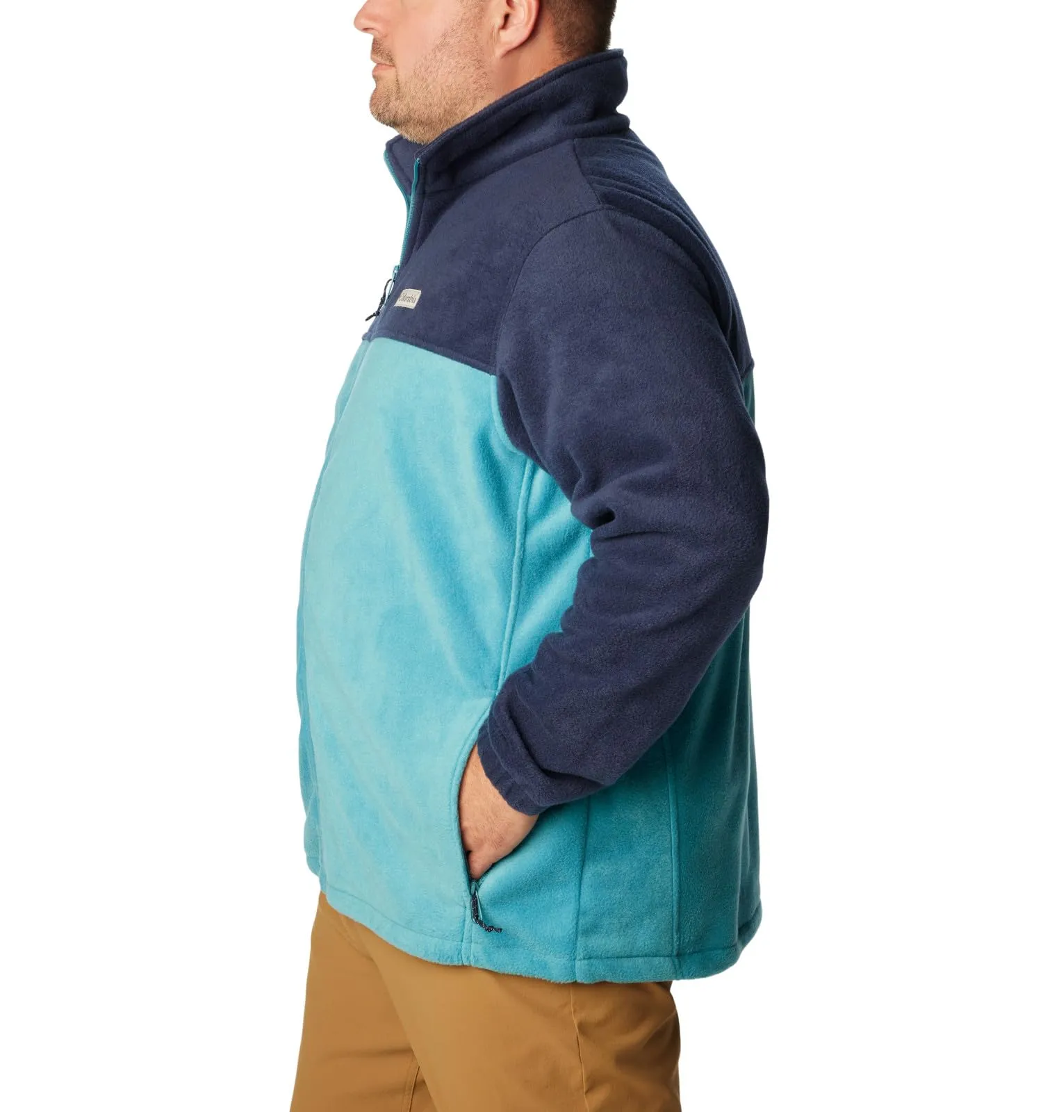 Columbia Steens Mountain 2.0 Full Zip Fleece Jacket, Collegiate Navy/Shasta, Men's XXL Big & Tall - immagine 9
