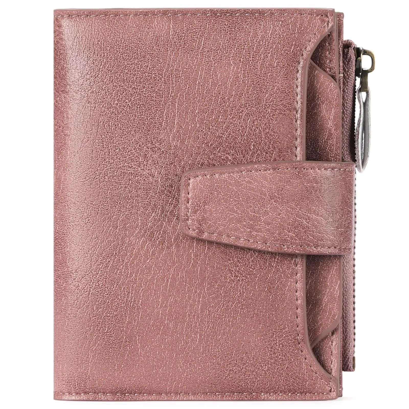 SENDEFN Portafoglio Donna in Pelle Vera con Blocco RFID, 14 Slot Carte e Portamonete con Cerniera - immagine 2