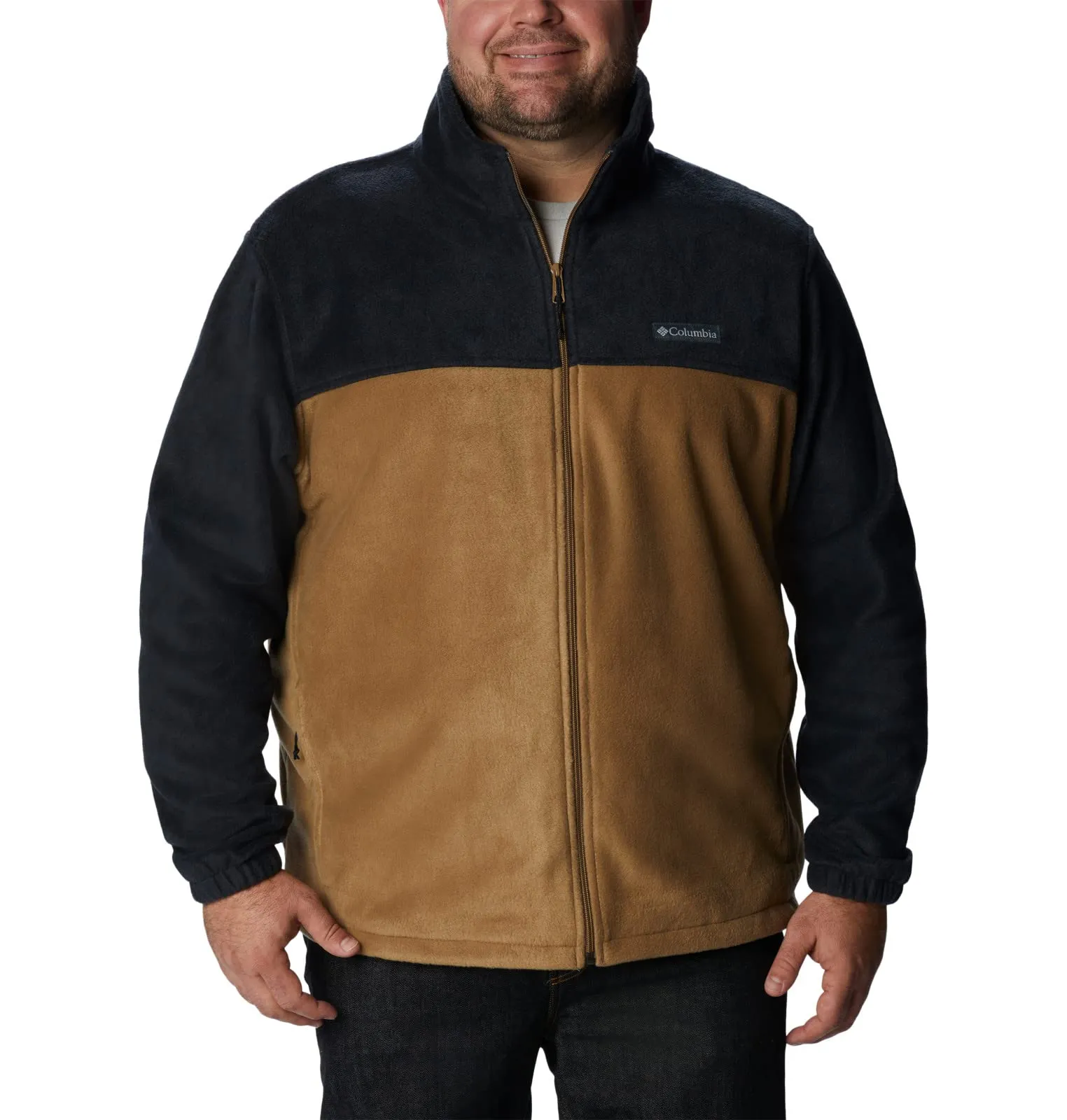 Columbia Steens Mountain Full Zip 2.0 Giacca in pile Uomo, Nero/Delta, 2X alto - immagine 6