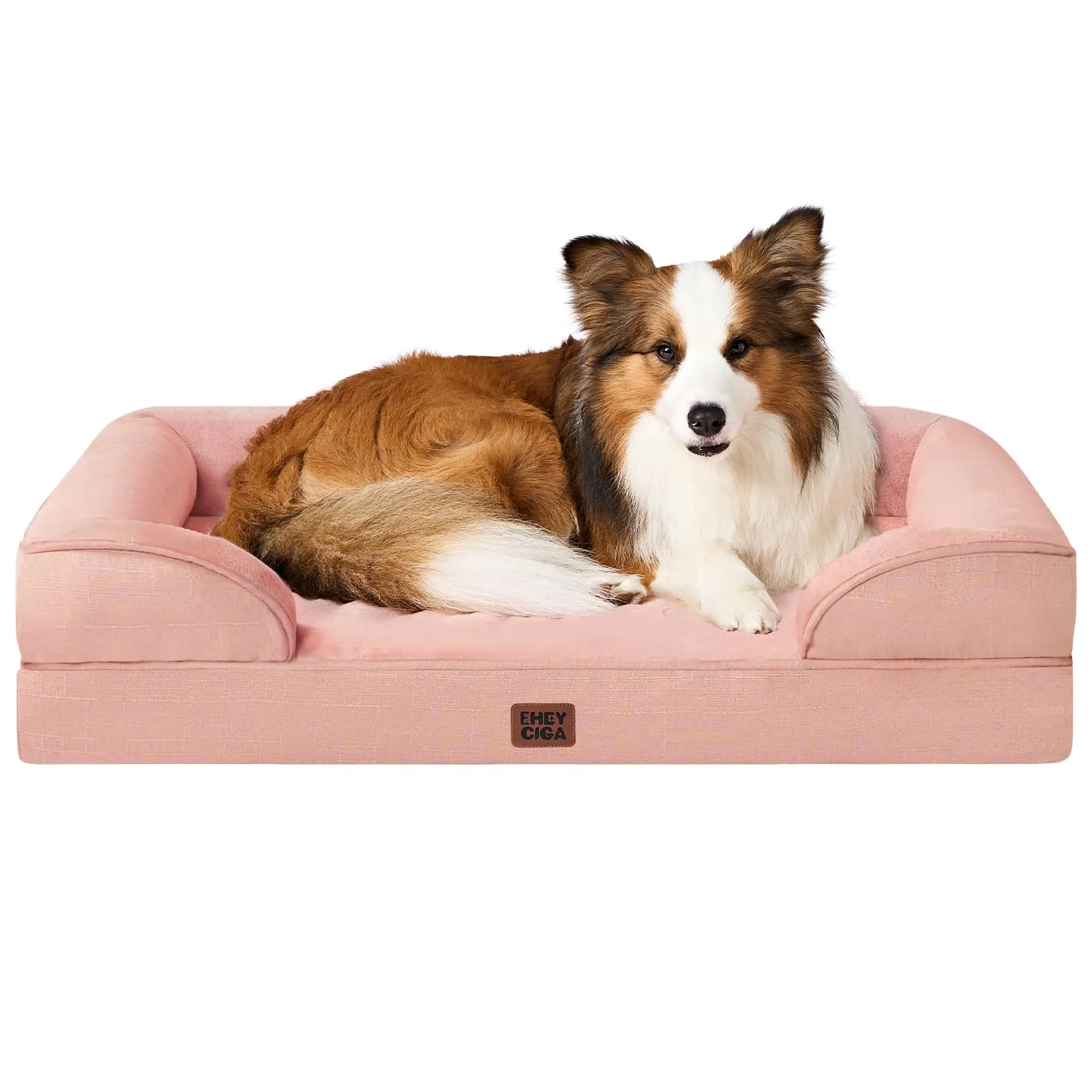 EHEYCIGA Cuccia Cane Interno, 104x68x16cm, Rosa - immagine 1