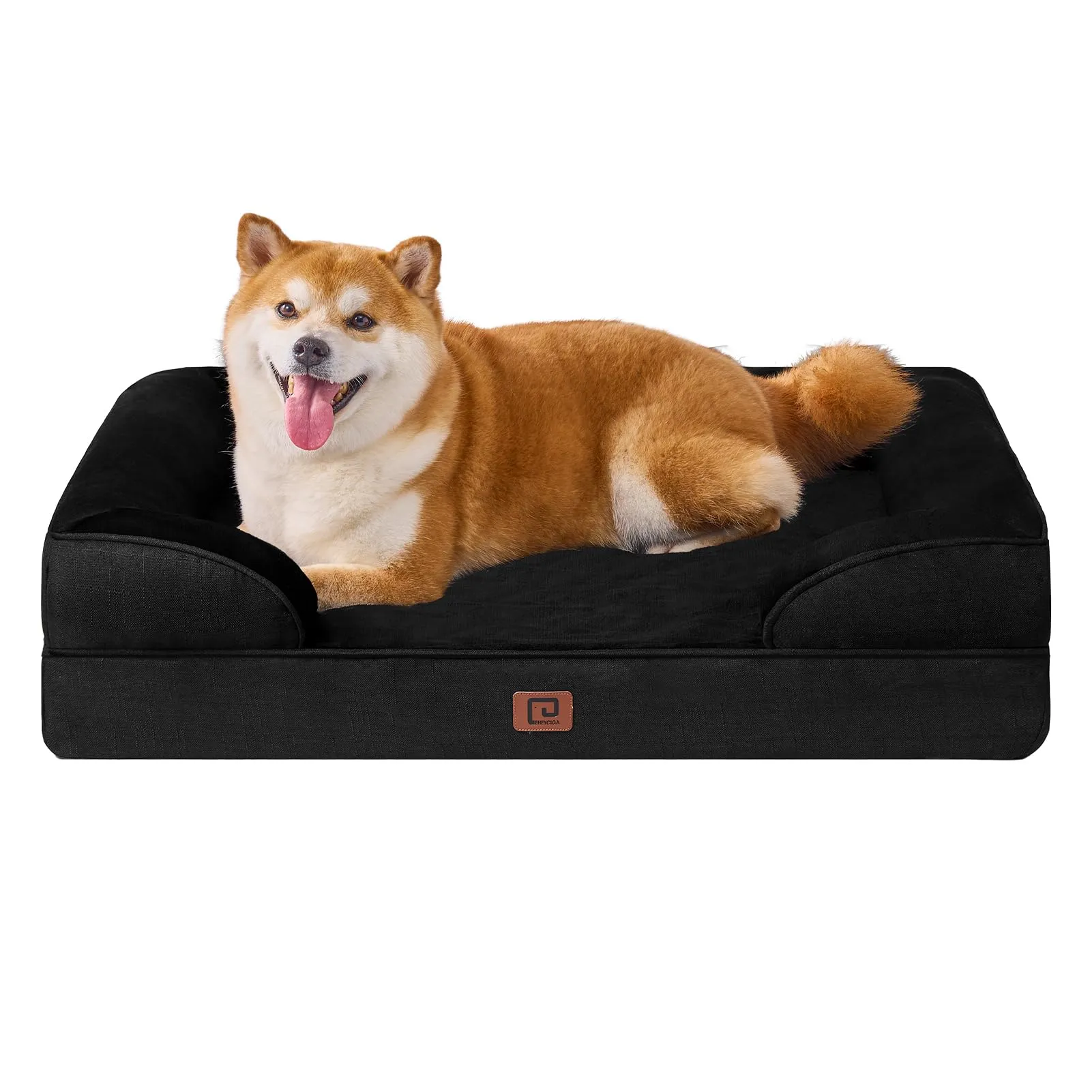 EHEYCIGA Cuccia Cane Interno Taglia Media, 89x56x16cm, Nero - immagine 1