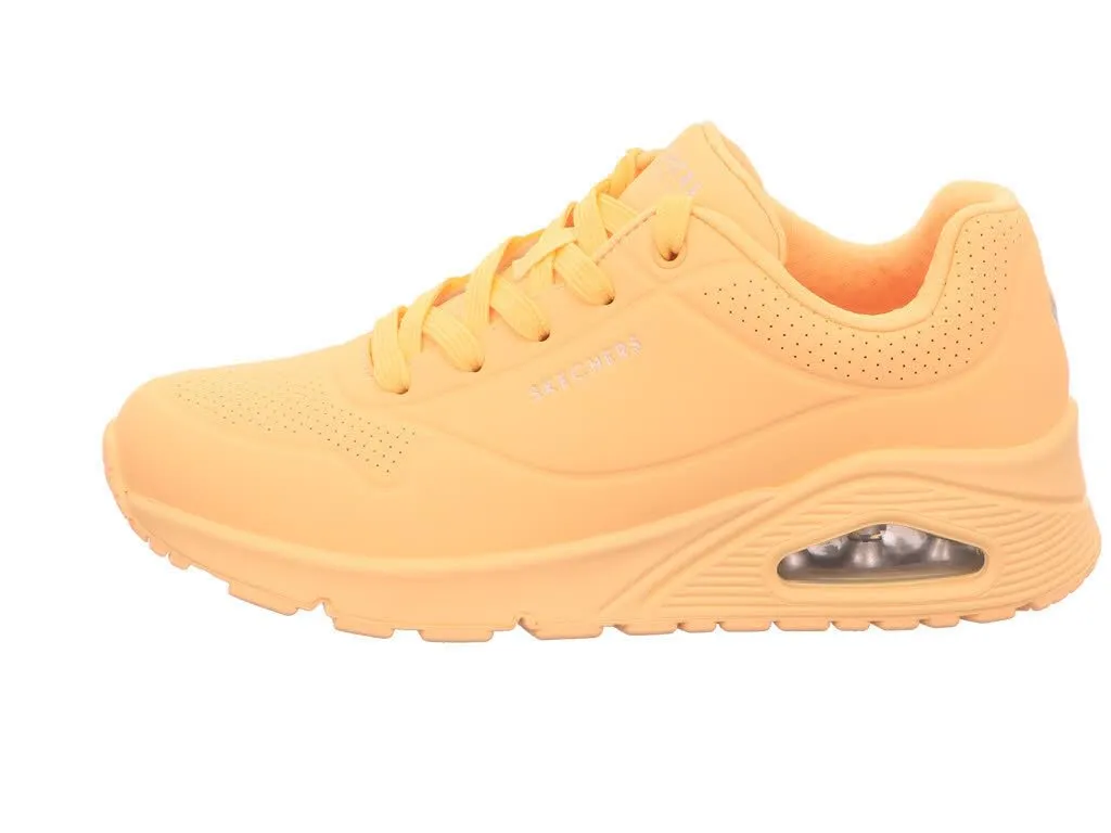 Skechers Uno Stand On Air Scarpe da Ginnastica Donna, Arancione, 40 EU - immagine 2