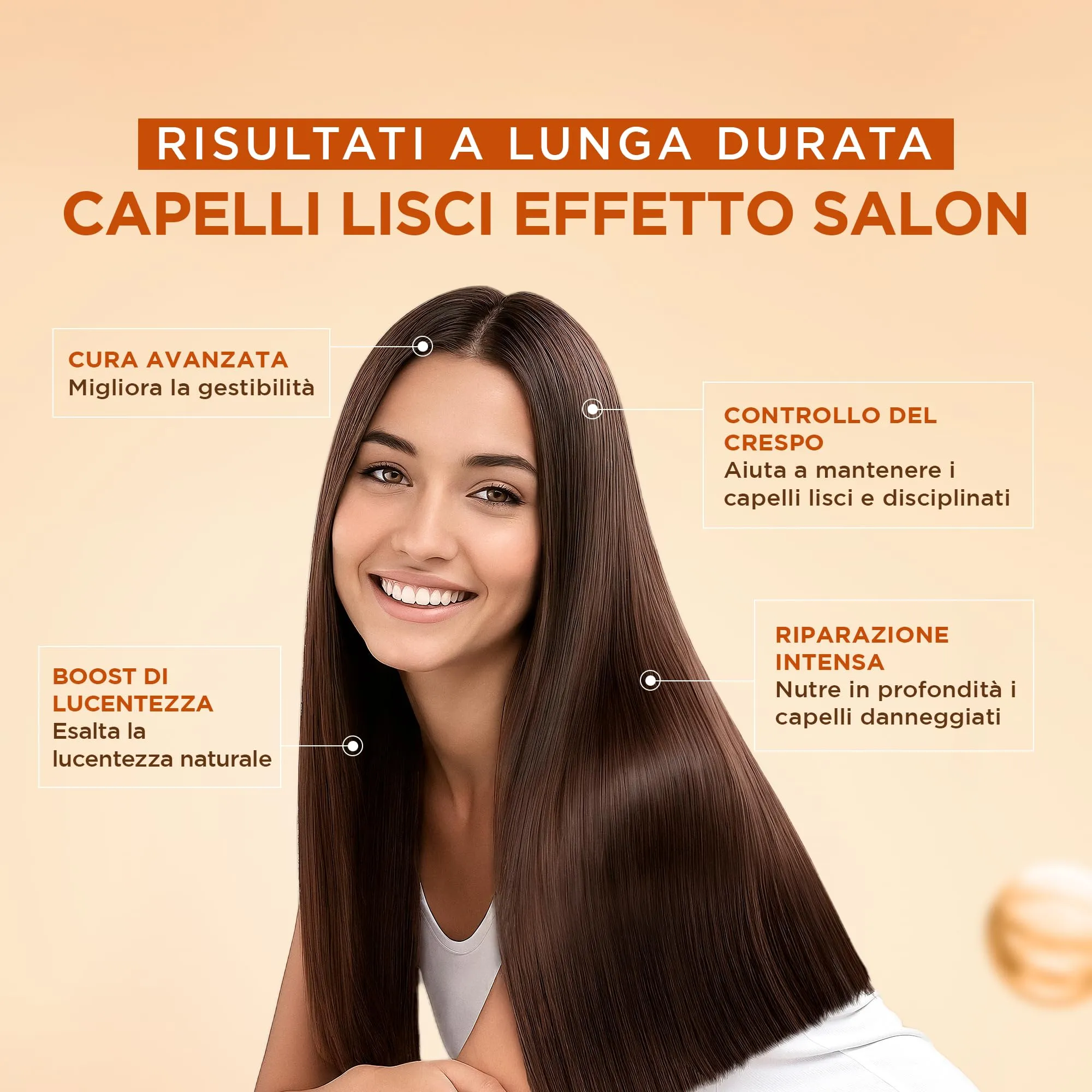 Kativa Trattamento Lisciante Brasiliano, Set 3 Pezzi, 225 ml - immagine 4