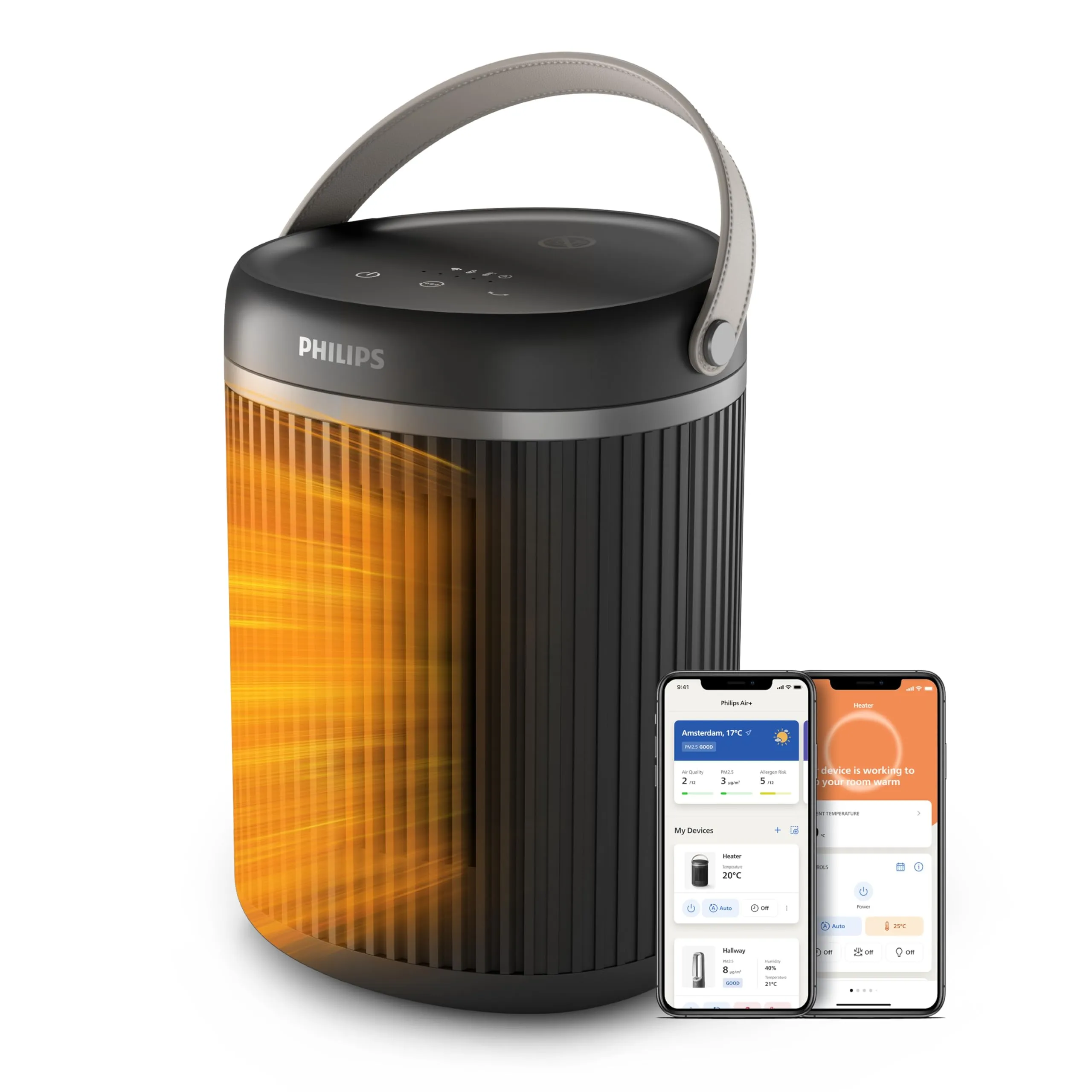 Philips Termoventilatore 3000 CX3120/01, 2000W, 24 dB, EcoAI, Portatile - immagine 1
