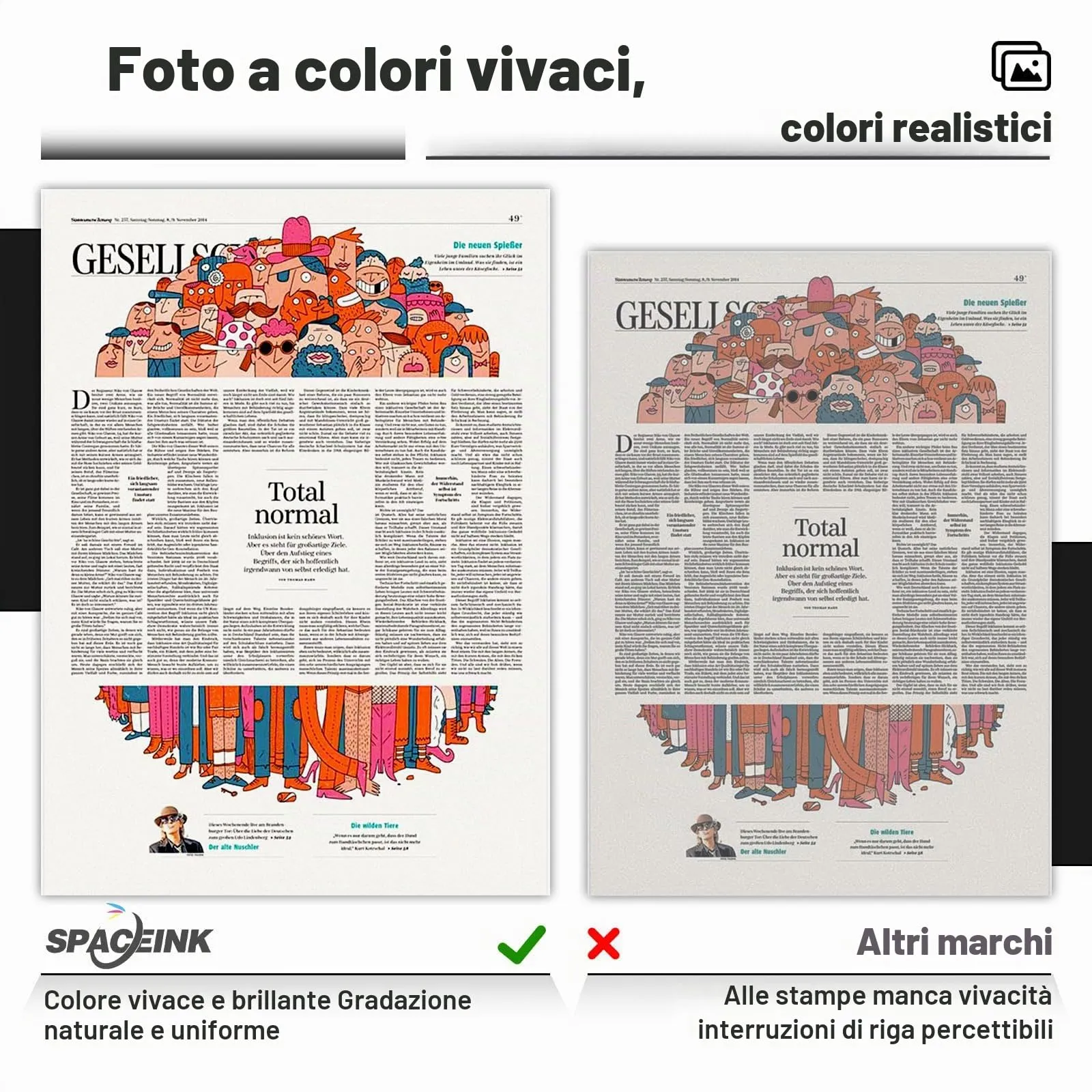 Spaceink Inchiostro 104 Multipack per Epson ET-2820 ET-4800 ET-2870 ET-2810 ET-2862 ET-2826 ET-2856 ET-4810 ET-2811 ET-2812 ET-2814 ET-2815 ET-2821 ET-2710 - immagine 4