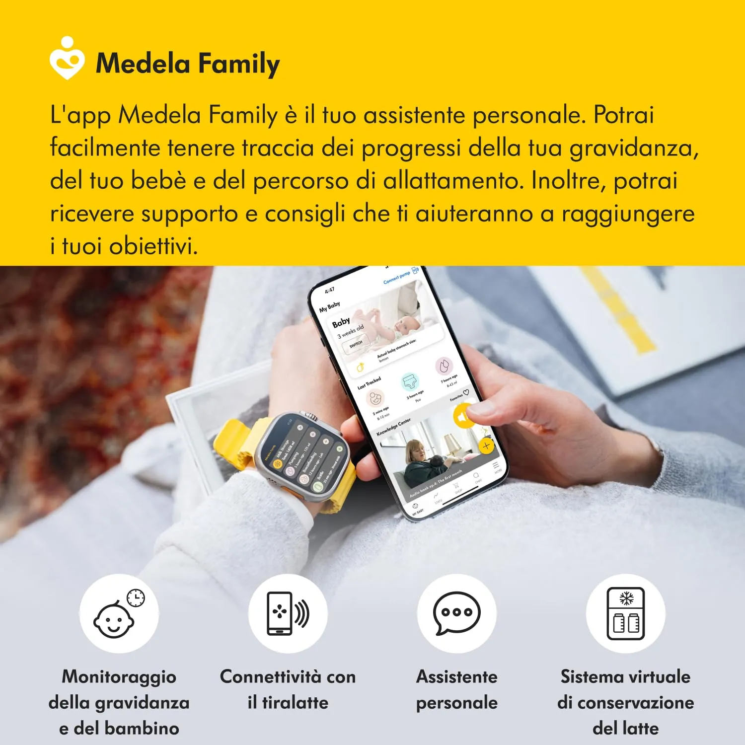 Medela Swing Maxi Hands-Free Tiralatte Elettrico Doppio - immagine 13