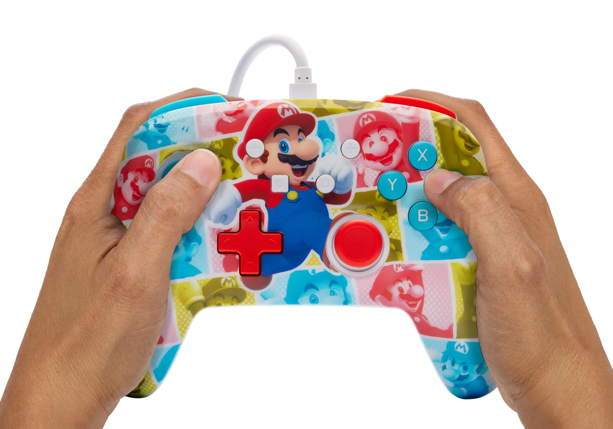 PowerA Controller Cablato Avanzato per Nintendo Switch - Bobina di Mario - immagine 9