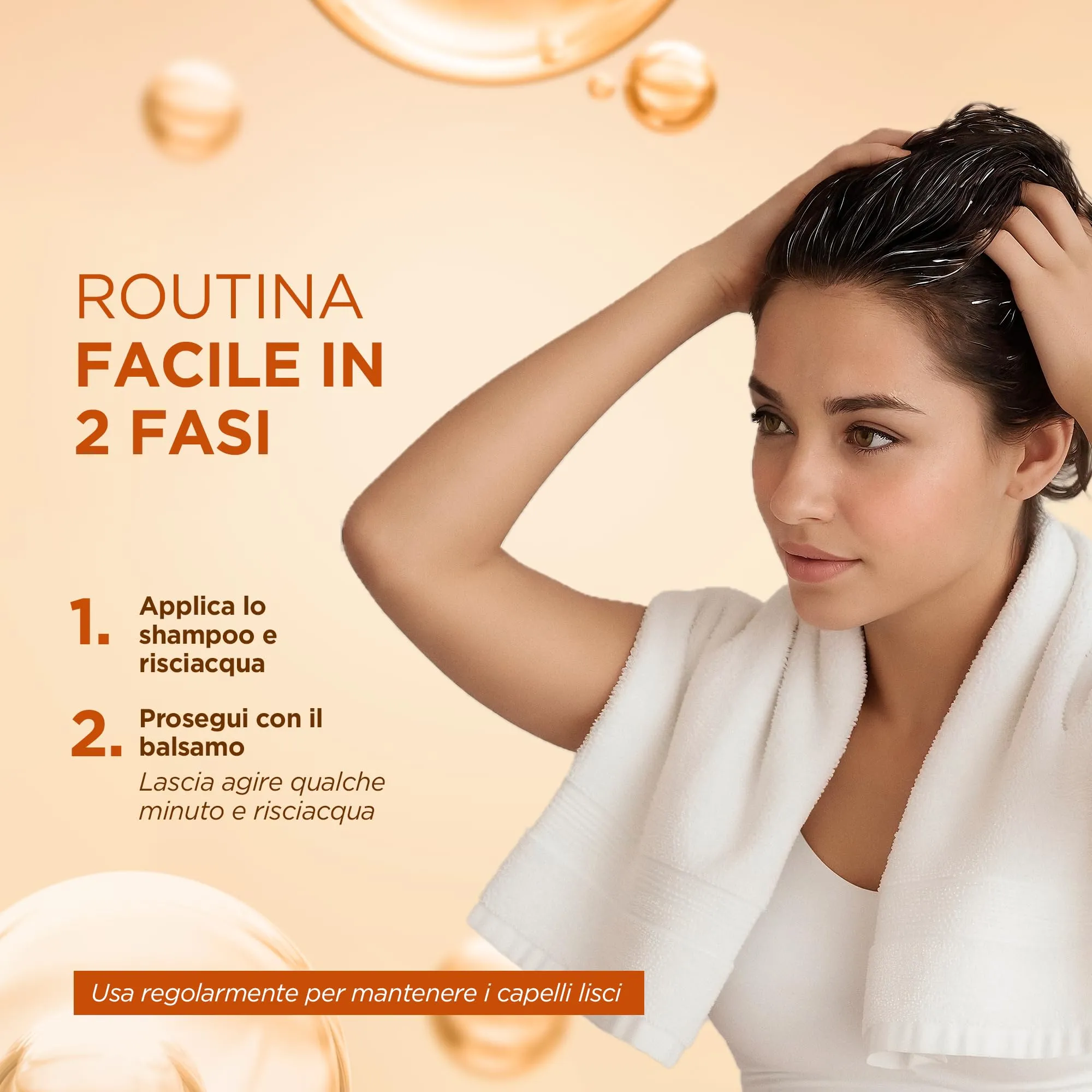 Kativa Trattamento Post Lisciante Kit 2 pezzi 450 ml - immagine 6
