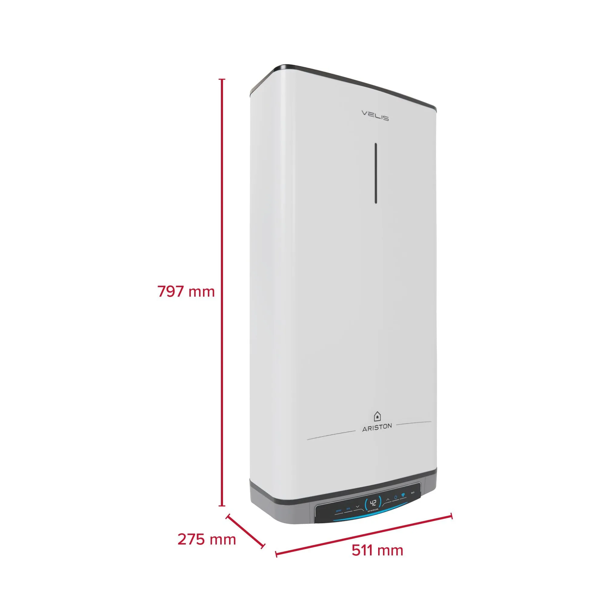 Ariston Velis Dune Wifi Scaldabagno Elettrico 50 Litri Multiposizione - immagine 3