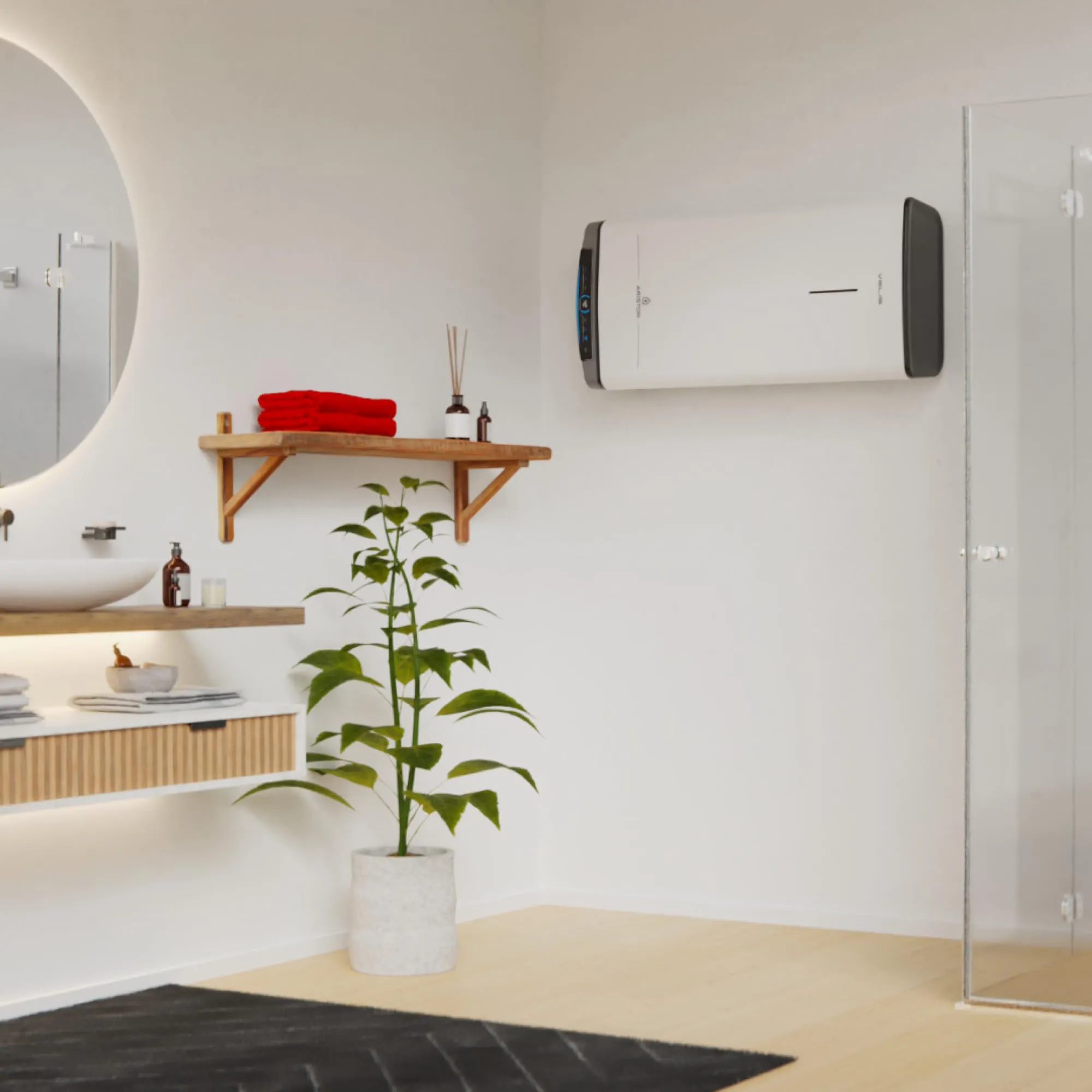 Ariston Velis Dune Wifi Scaldabagno Elettrico 50 Litri Multiposizione - immagine 7