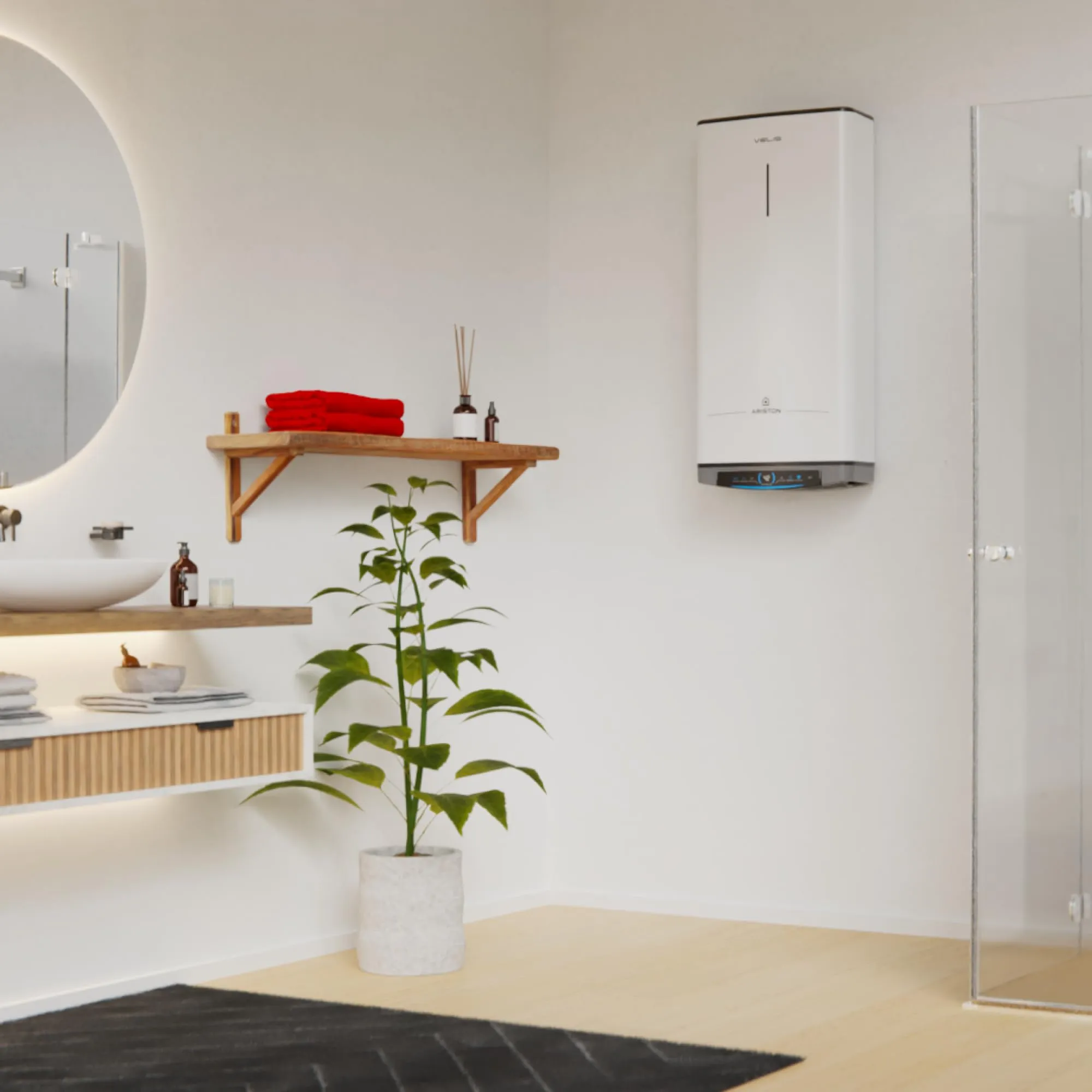 Ariston Velis Dune Wifi Scaldabagno Elettrico 50 Litri Multiposizione - immagine 8