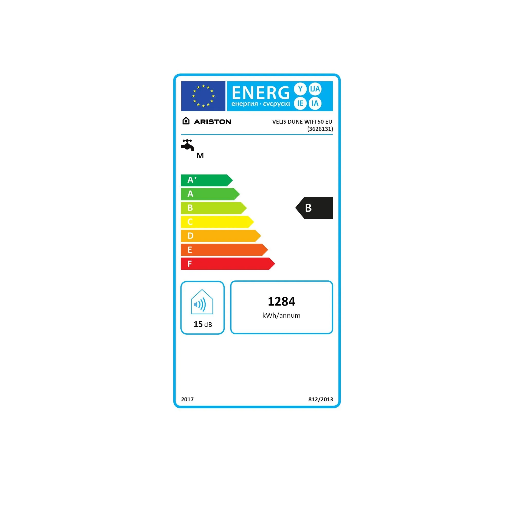 Ariston Velis Dune Wifi Scaldabagno Elettrico 50 Litri Multiposizione - immagine 9