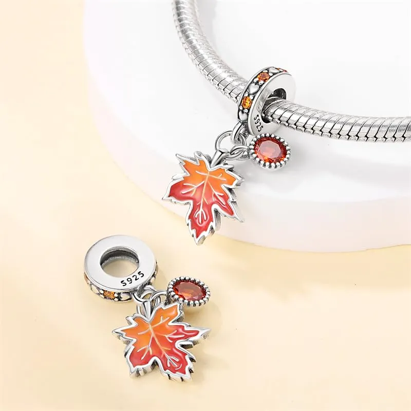Pandach Bead Charm Ciondolo Argento Sterling 925 con Cubic Zirconia per Braccialetti e Collane Europei - immagine 2