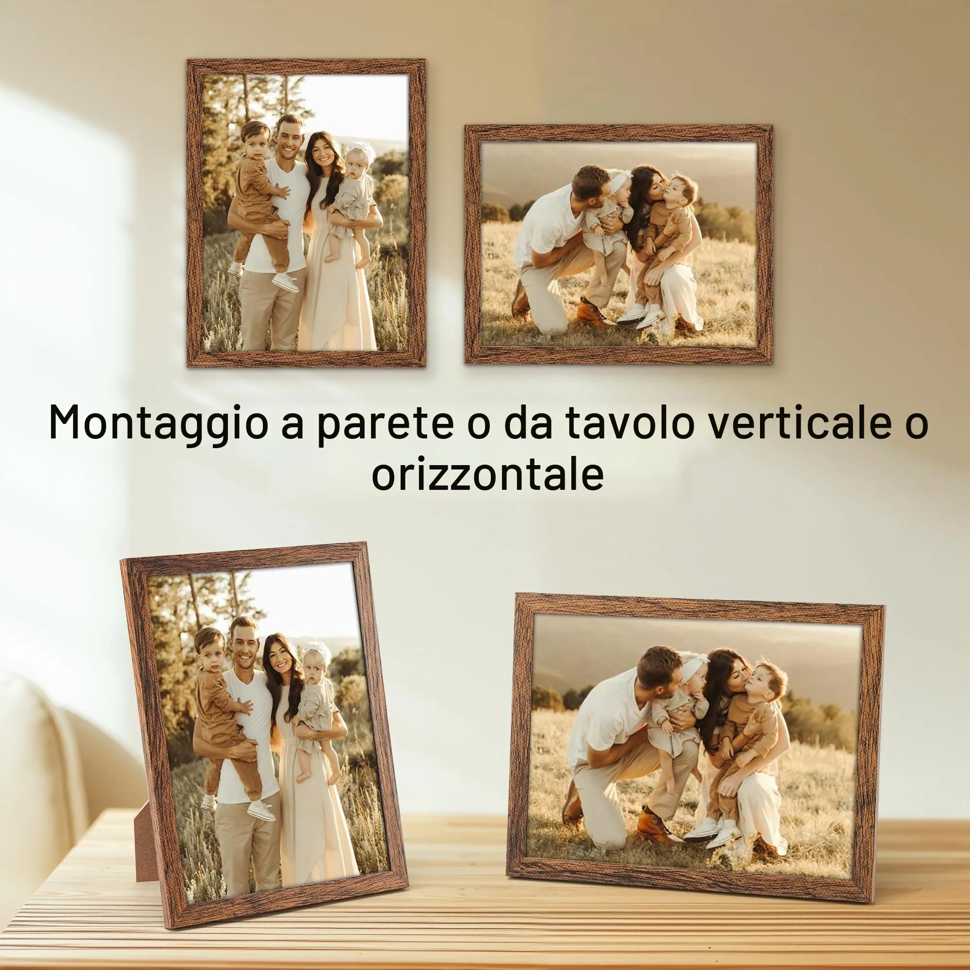 Giftgarden Cornice in PVC 15x20 Marrone, 1 Pezzo - immagine 3