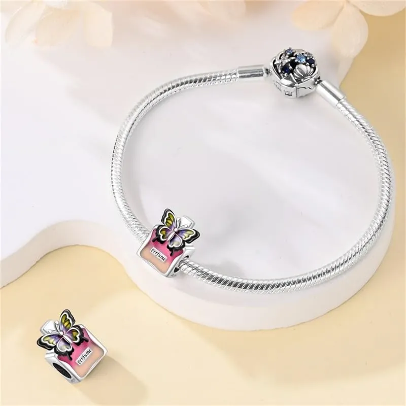 Pandach Bead Charm in Argento Sterling 925 con Cubic Zirconia per Braccialetti e Collane Europei - immagine 3