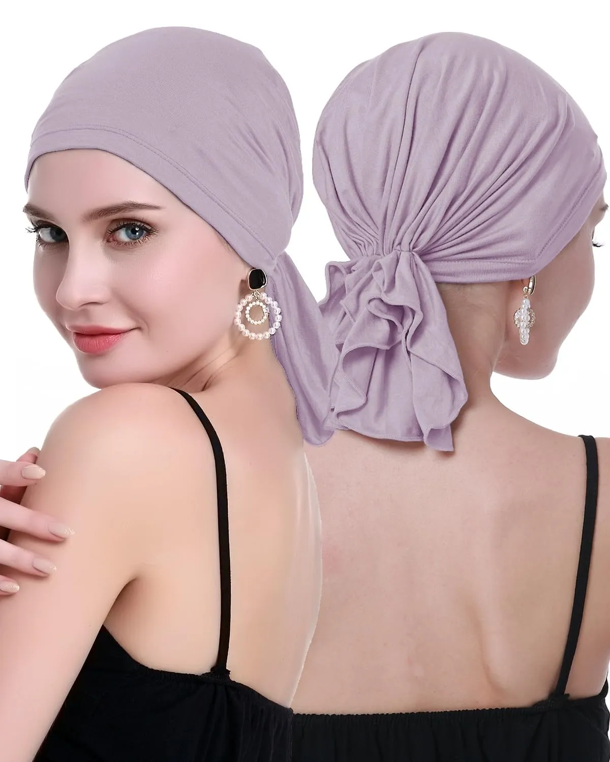osvyo Foulard in bambù per donne con alopecia e pazienti oncologici, Taglia unica - immagine 2