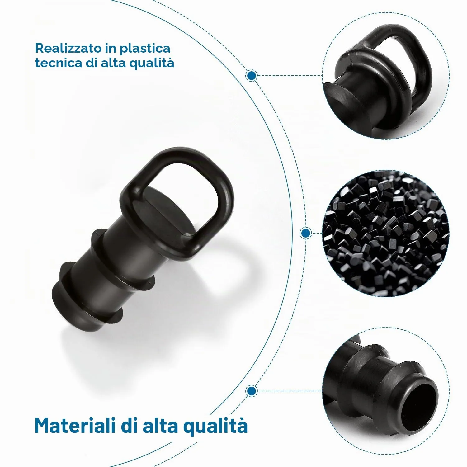VooGenzek Raccordi Irrigazione 16mm, Adattatore a Terminali Goccia, 40 Pezzi - immagine 3