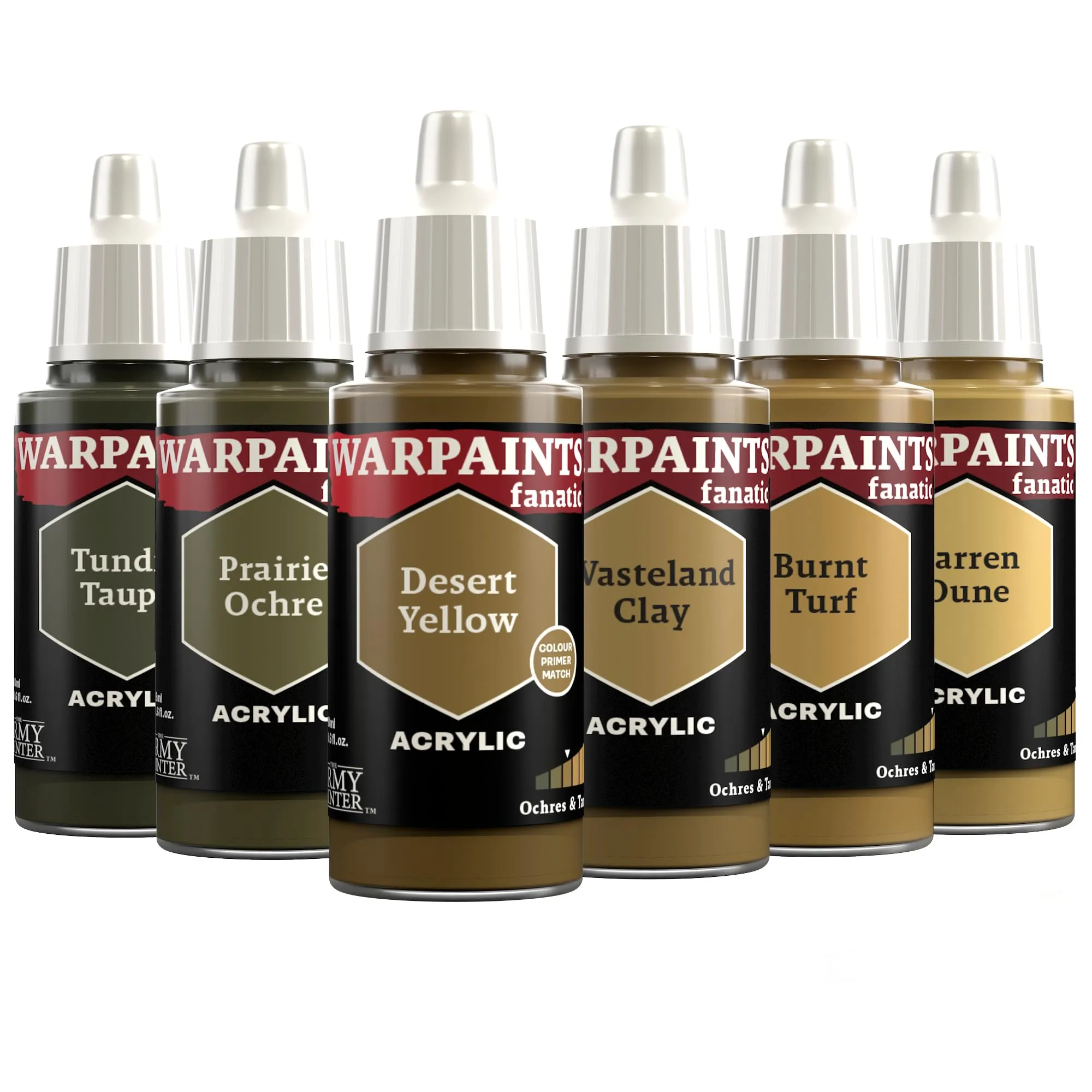 The Army Painter Warpaints Fanatic Flexible Triad: Ochres & Tans 6x18ml - immagine 1
