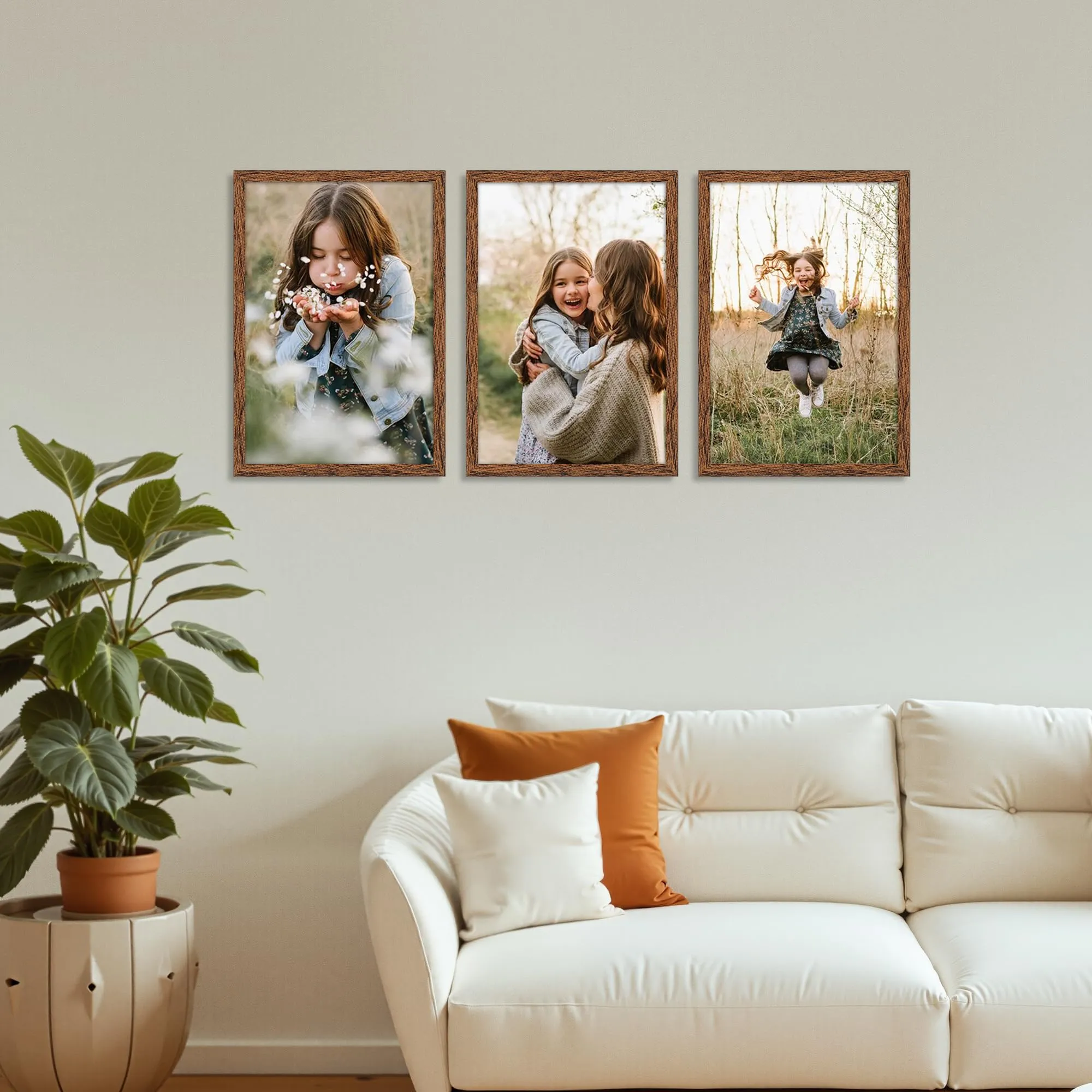 Giftgarden Cornice in PVC 20x30cm, Marrone, 1 Pezzo - immagine 5