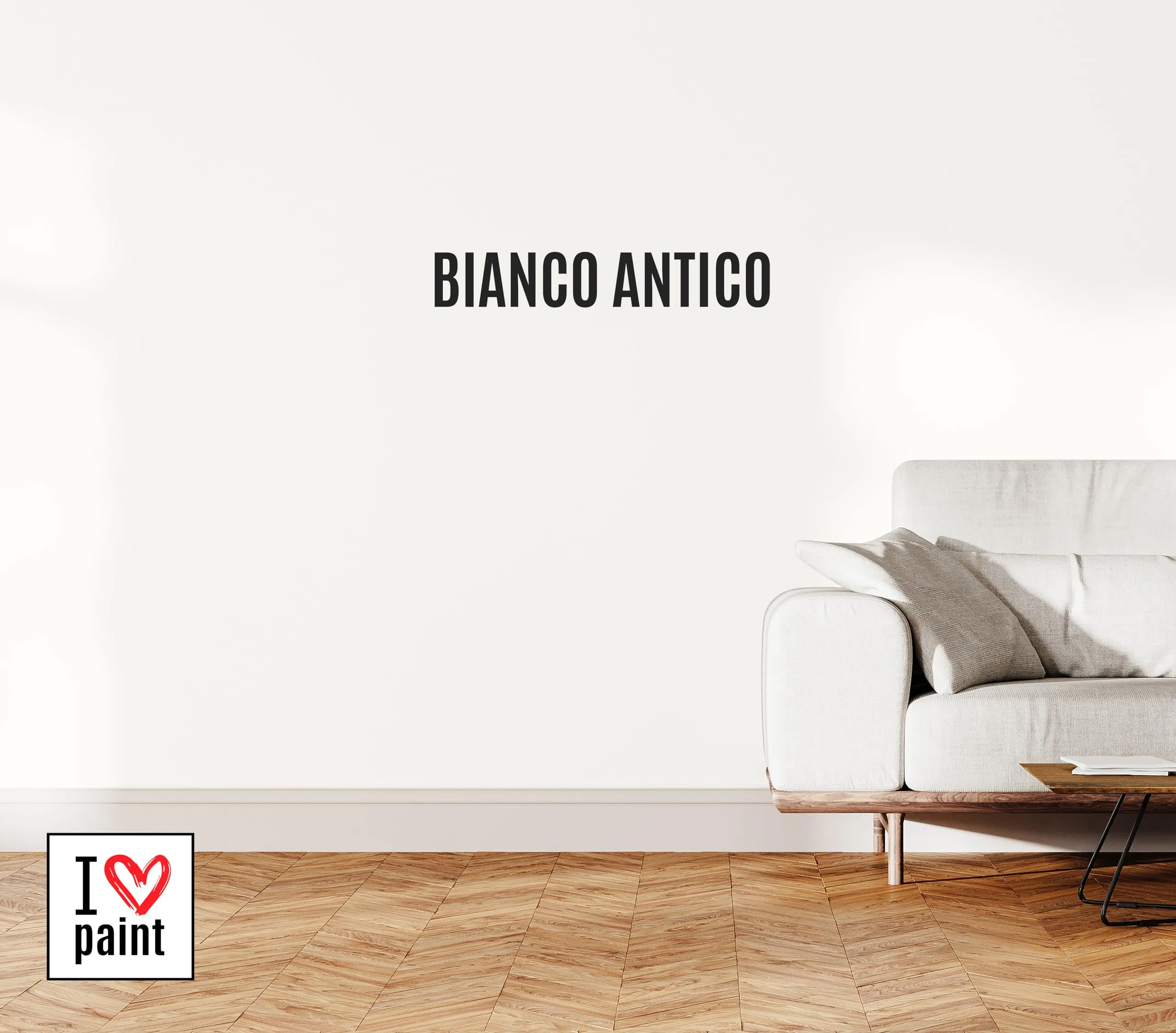 I LOVE paint Chalk Paint Bianco Antico 375 ml - immagine 3