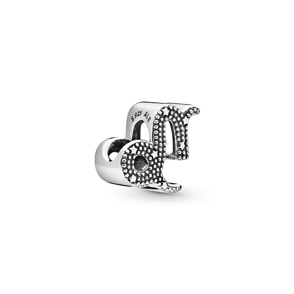 Pandora Ciondolo Segno del Capricorno in Argento Sterling con Zirconia Cubica Trasparente - immagine 2