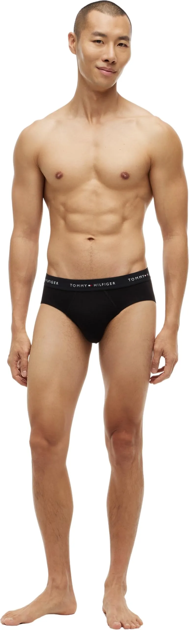 Tommy Hilfiger Uomo Slip Hipster, Pack da 3, Nero, XXL - immagine 6