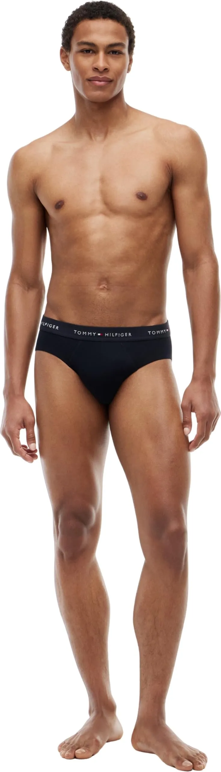 Tommy Hilfiger Men's Hipster Slips, 3 Pack, Multicolore (Sky/Primary Red/White), XXL - immagine 5