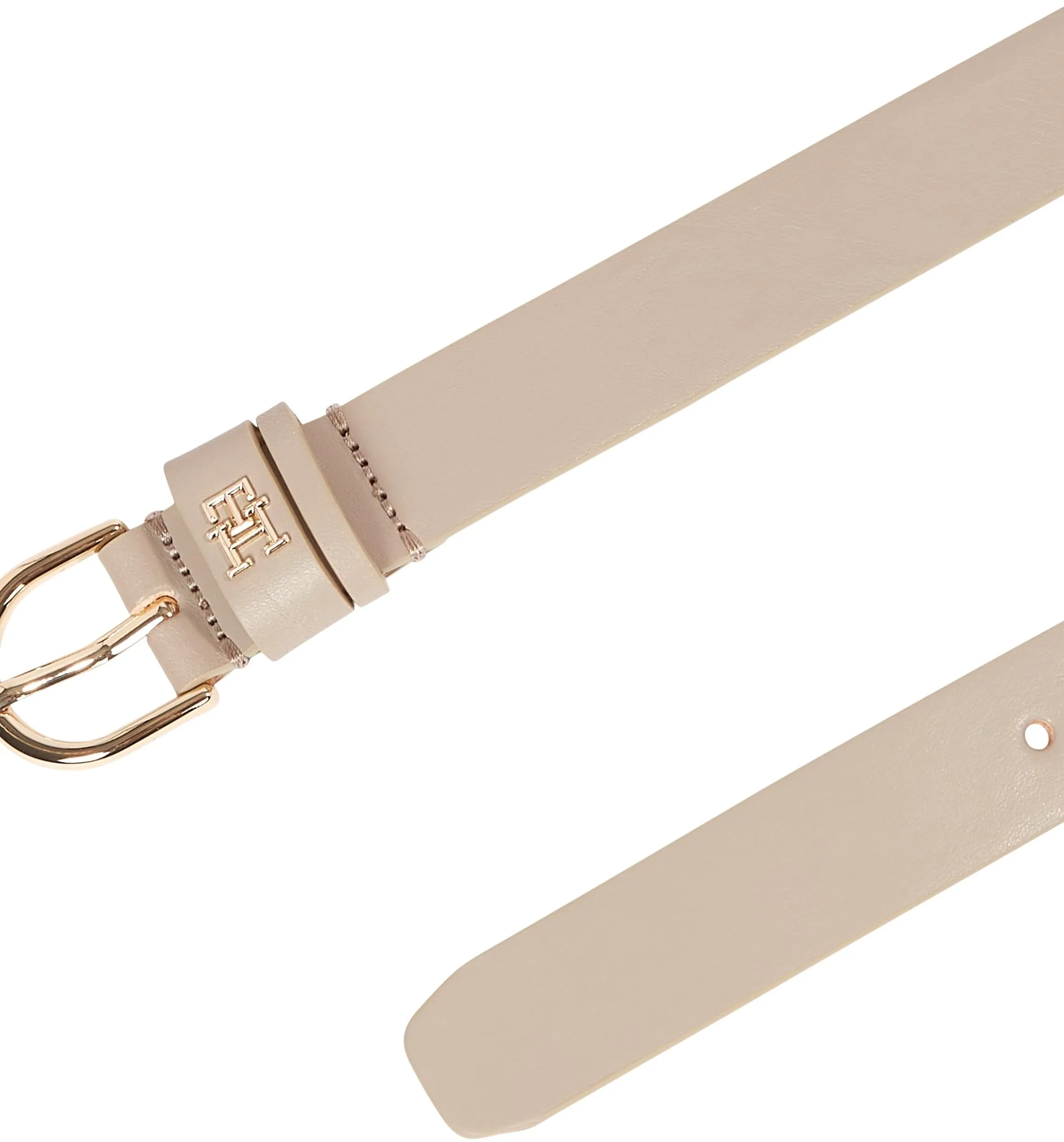 Tommy Hilfiger Essential Effortless Leather Belt, 2.5 cm, Beige (Sandalwood), 75 cm - immagine 2