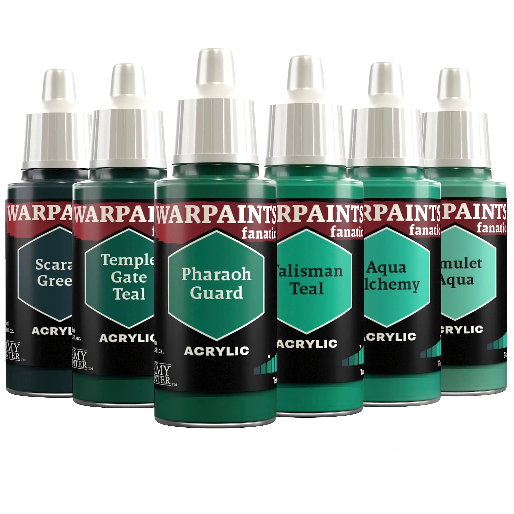 The Army Painter Warpaints Fanatic Flexible Triad: Teals 6x18ml - immagine 1