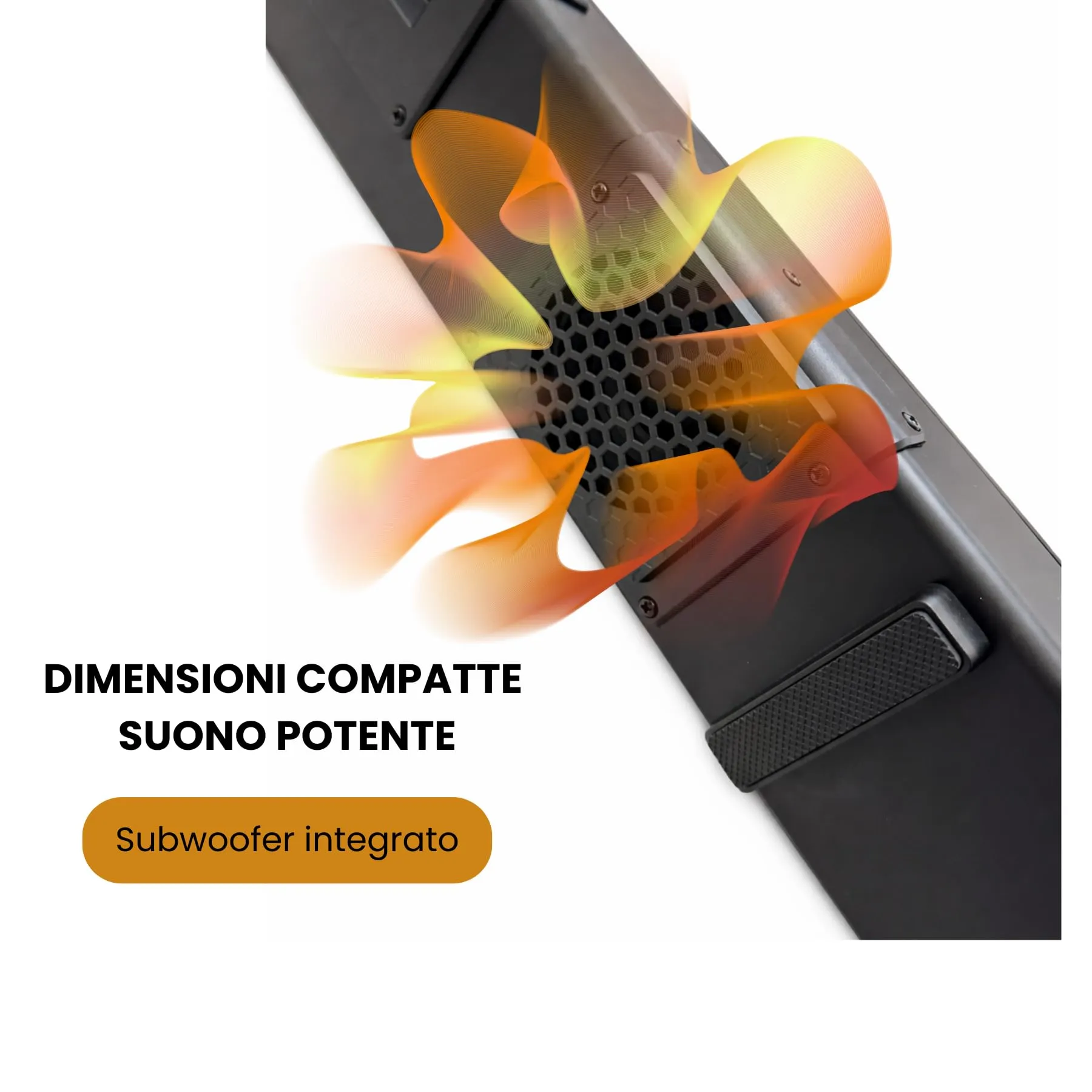 TECHMADE Soundbar TV 2.1 con Subwoofer Integrato, 120W, Bluetooth, HDMI ARC, AUX, Ottico, TM-ET030 - immagine 6