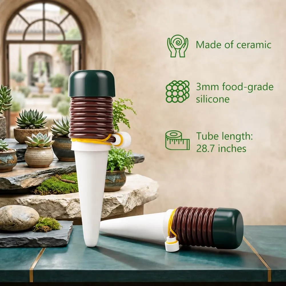 AUAUY Dispositivo di Irrigazione Automatico per Piante in Vaso, 6 Pezzi - immagine 4