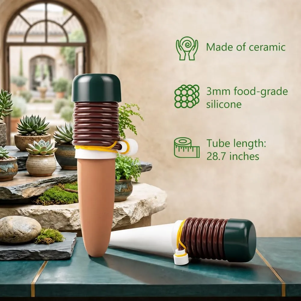 AUAUY Dispositivo di Irrigazione Automatico per Piante in Vaso, 6 Pezzi - immagine 4