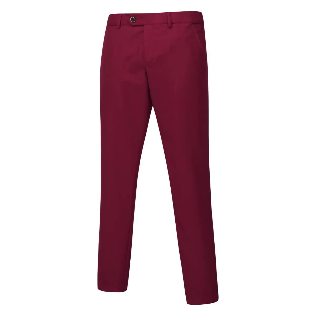 YOUTHUP Abito Uomo 3 Pezzi Slim Fit Blazer Gilet Pantaloni Vino Rosso - immagine 6