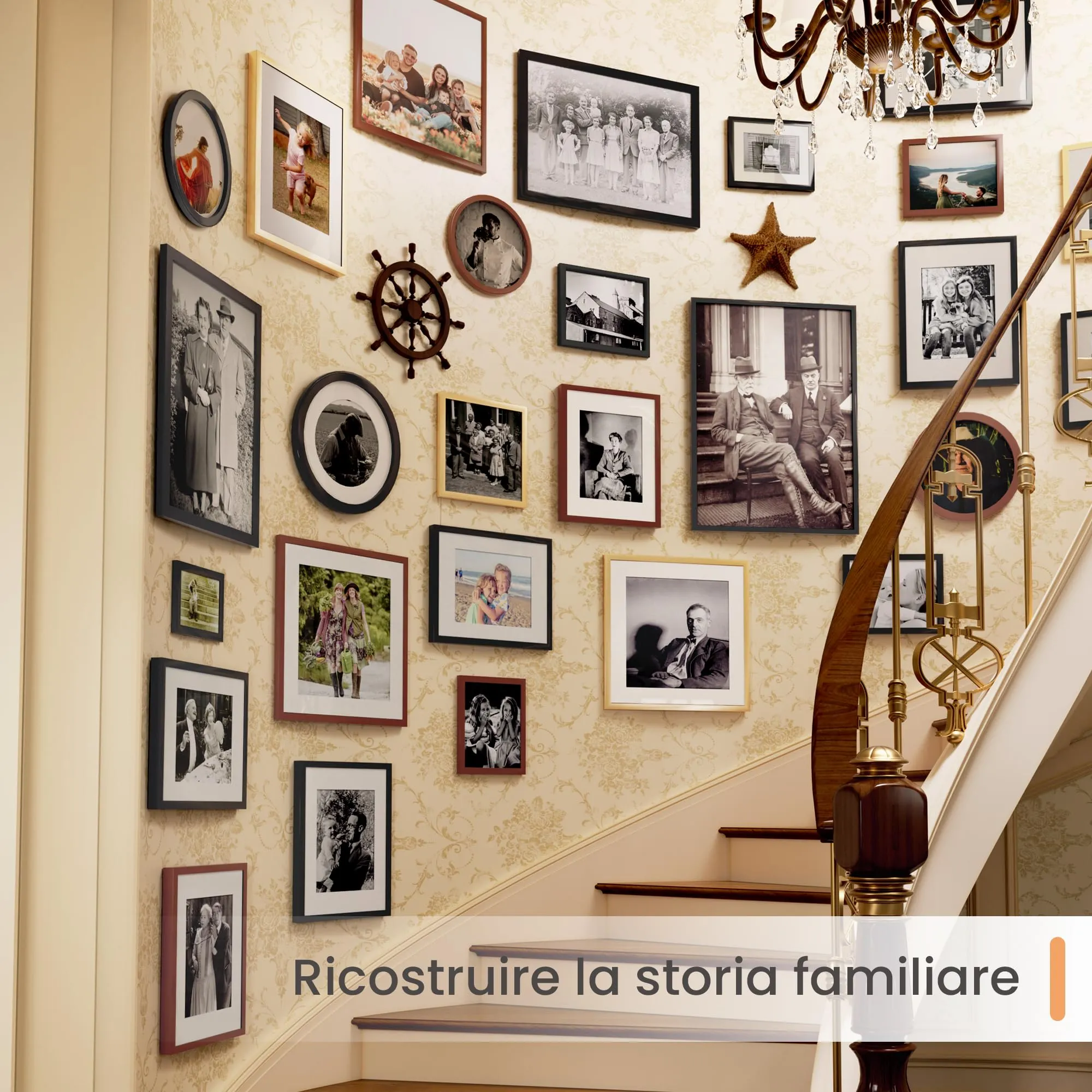 upsimples Cornici portafoto, Set da 3, 30 x 40 cm, Bianco - immagine 7