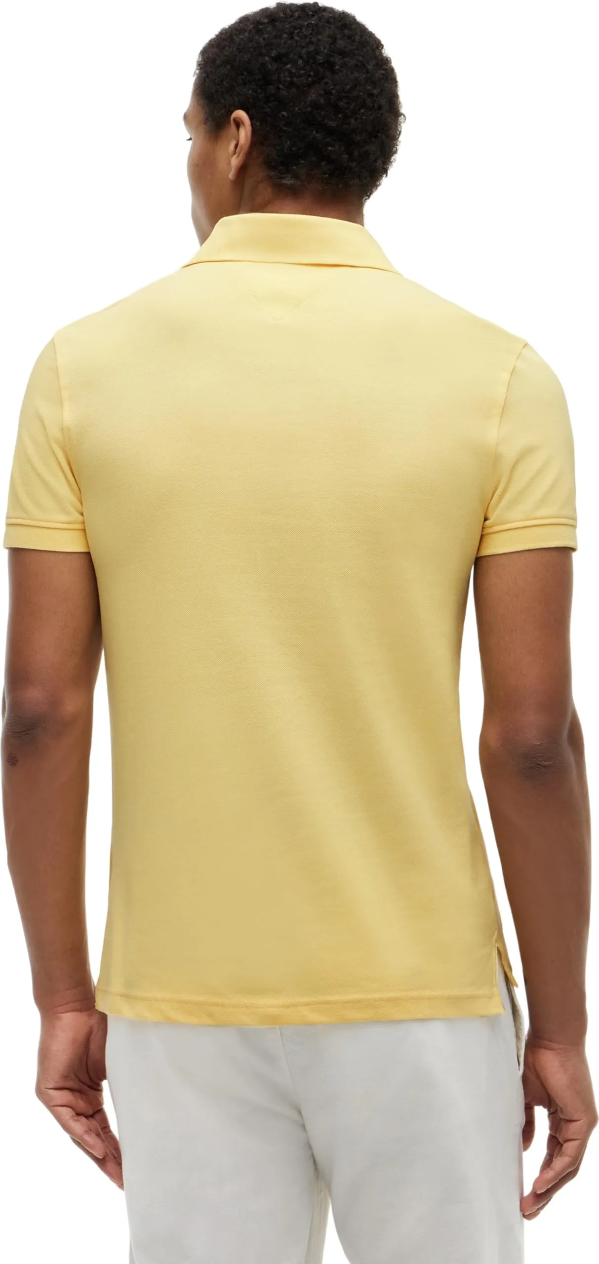 Tommy Hilfiger Uomo Maglietta Polo Maniche Corte 1985 Slim Fit, Giallo Citronella, 3XL - immagine 2