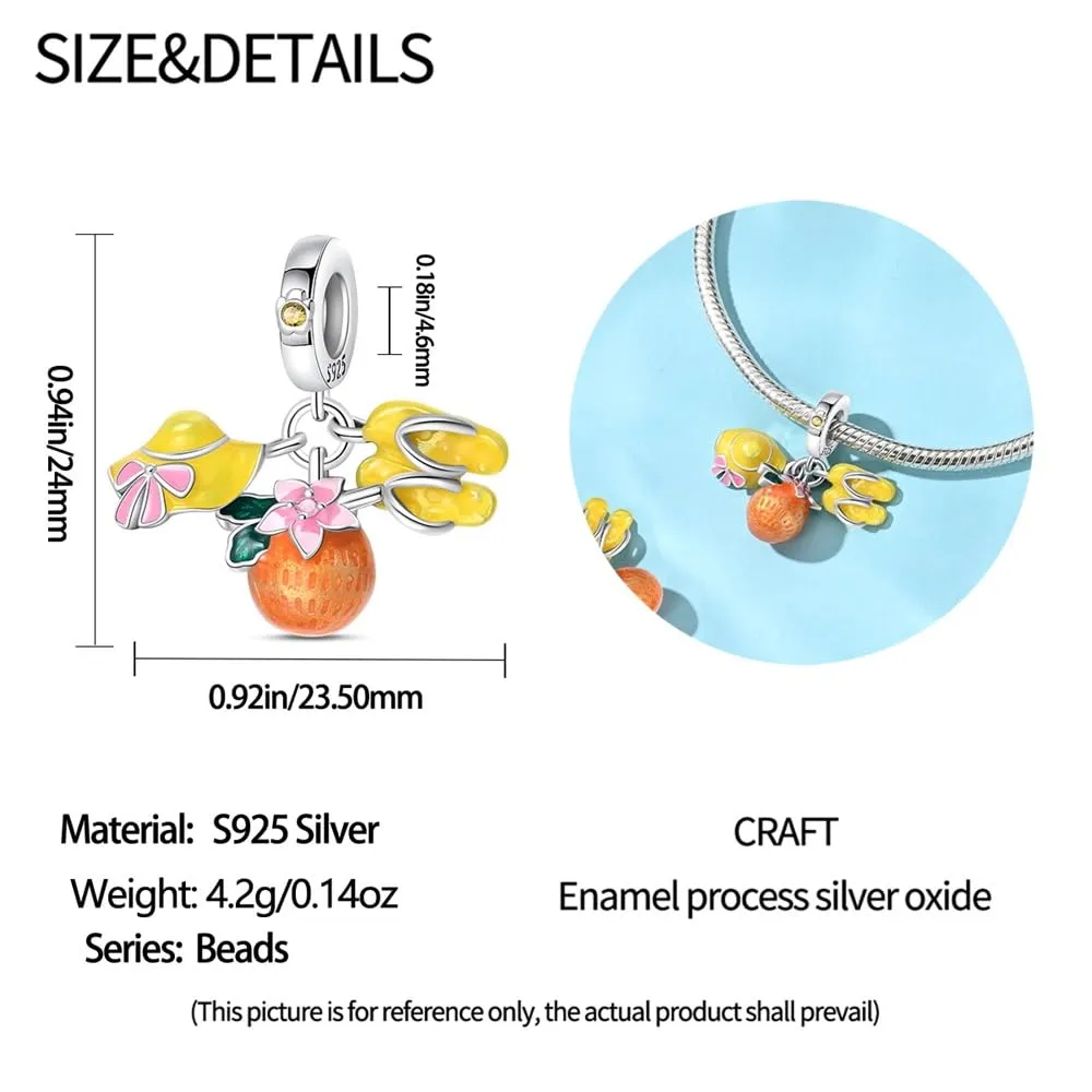 Pandach Bead Charm in Argento Sterling 925 con Cubic Zirconia per Braccialetti e Collane Europei - immagine 4