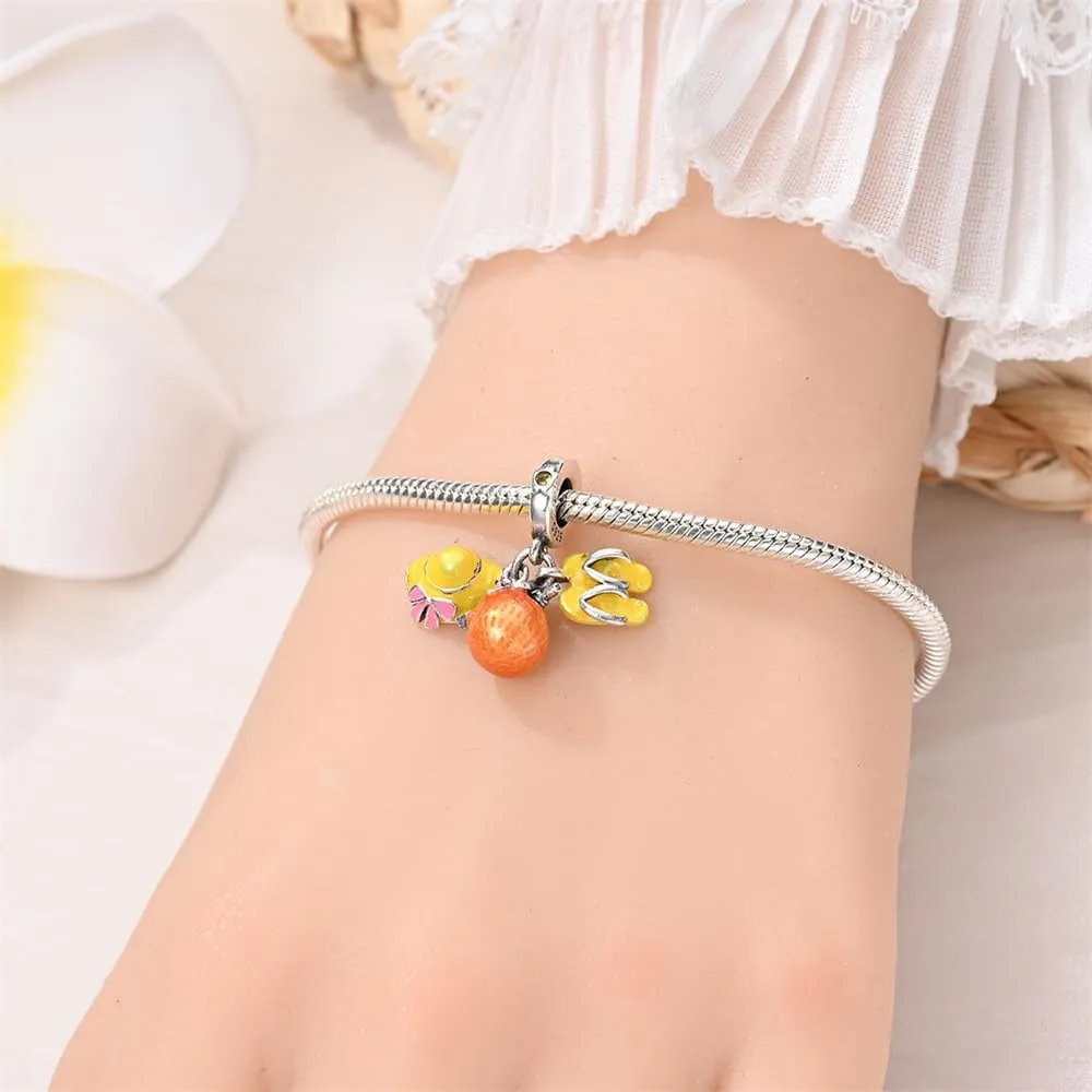 Pandach Bead Charm in Argento Sterling 925 con Cubic Zirconia per Braccialetti e Collane Europei - immagine 6