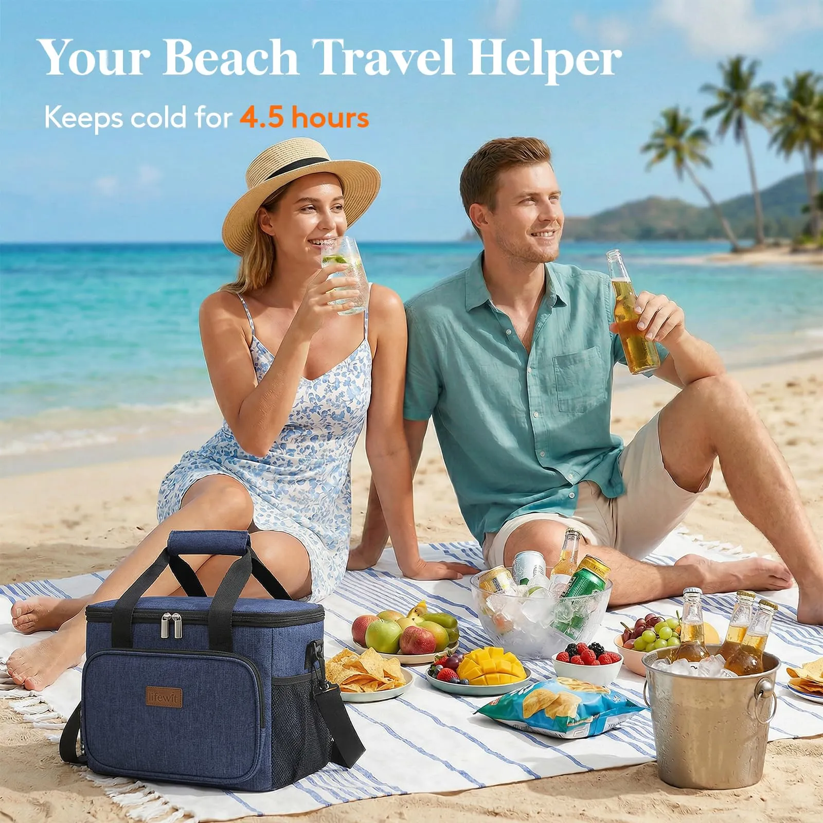 Lifewit Borsa Termica Porta Pranzo 15L - immagine 2
