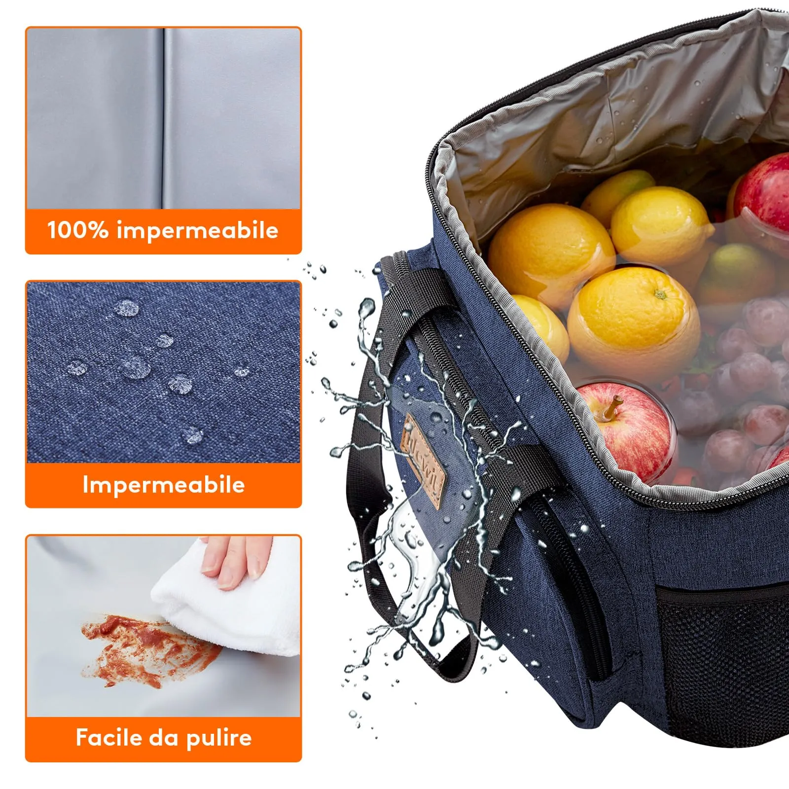 Lifewit Borsa Termica Porta Pranzo 15L - immagine 6