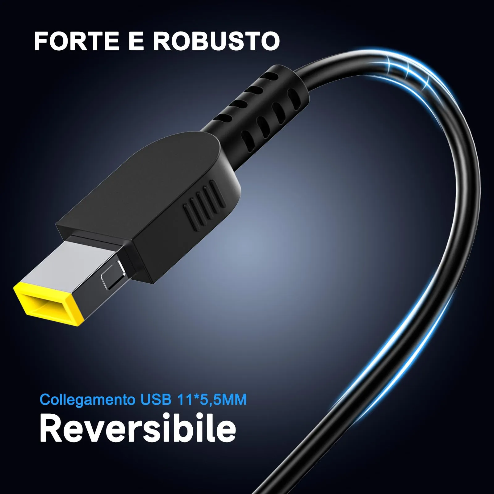 Etssembo Alimentatore 230W 20V 11.5A per Lenovo Legion 5 7 5P C7 Y520 Y540 Y545 Y740 Y730 Y900 Y910 Y920 Y7000 ThinkPad P50 P51 P52 P53 P70 P71 P72 ADL230NLC3A ADL230NDC3A - immagine 2