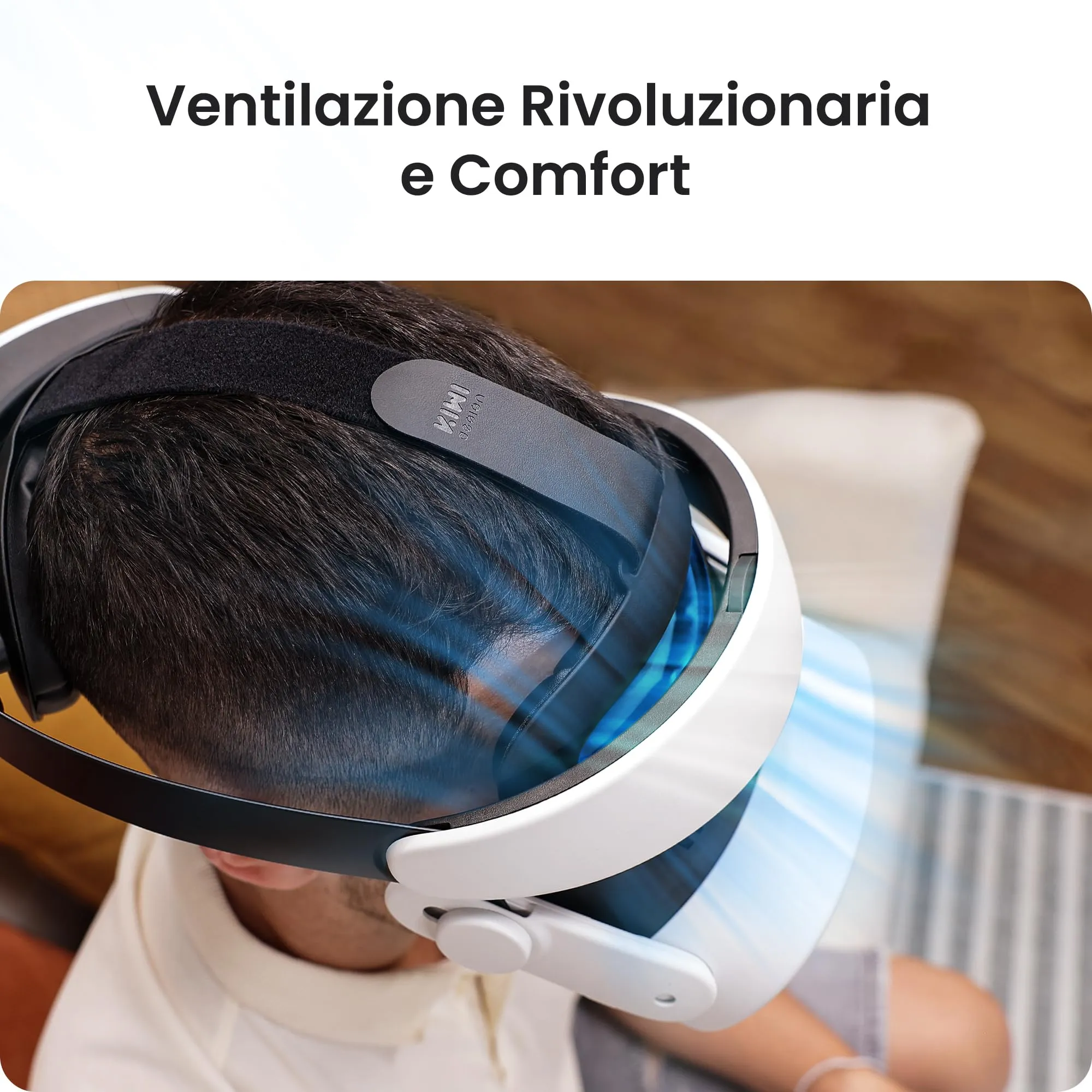 KIWI design H4 Boost Cinturino Batteria Comfort Regolabile per Quest 3/3S - immagine 3