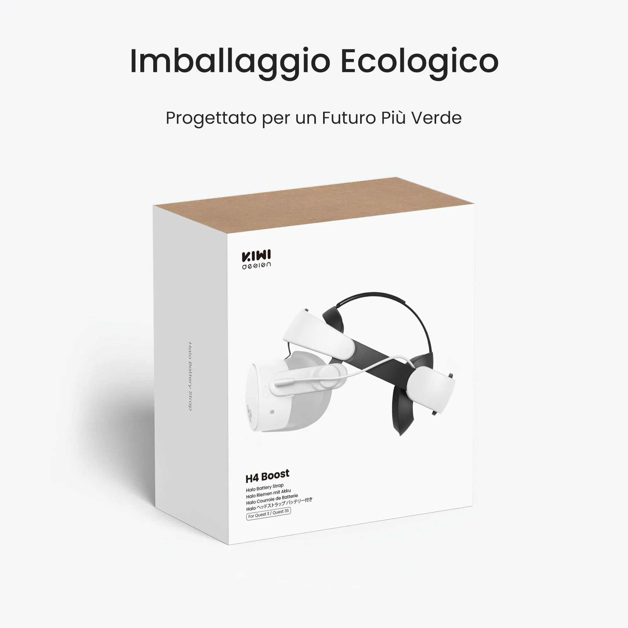 KIWI design H4 Boost Cinturino Batteria Comfort Regolabile per Quest 3/3S - immagine 7