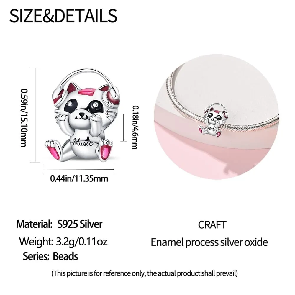 Pandach Bead Charm in Argento Sterling 925 con Cubic Zirconia per Braccialetti e Collane europei - immagine 2