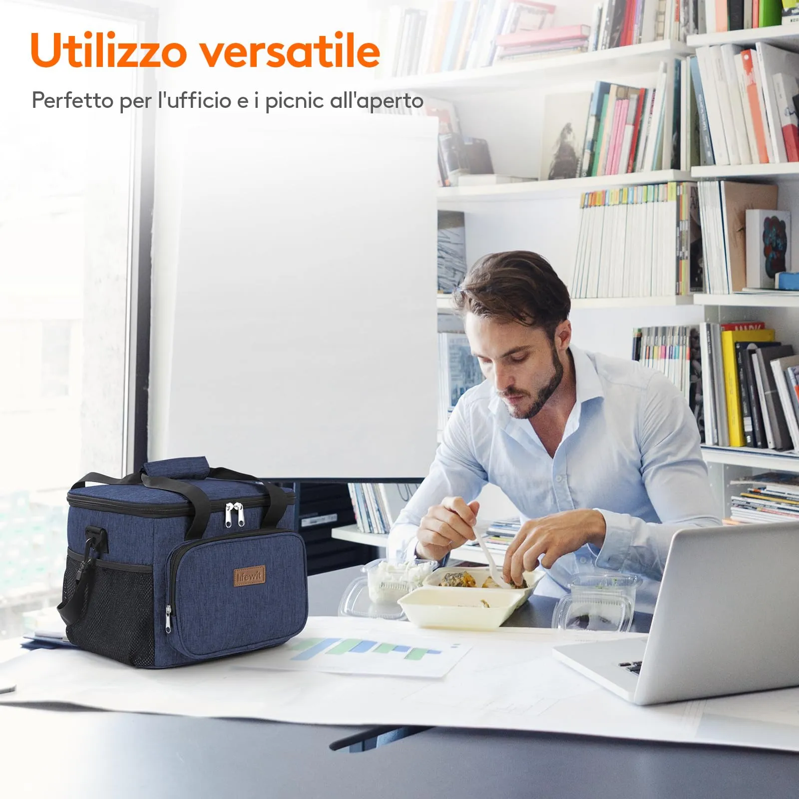 Lifewit Borsa Termica Porta Pranzo 24L - immagine 7